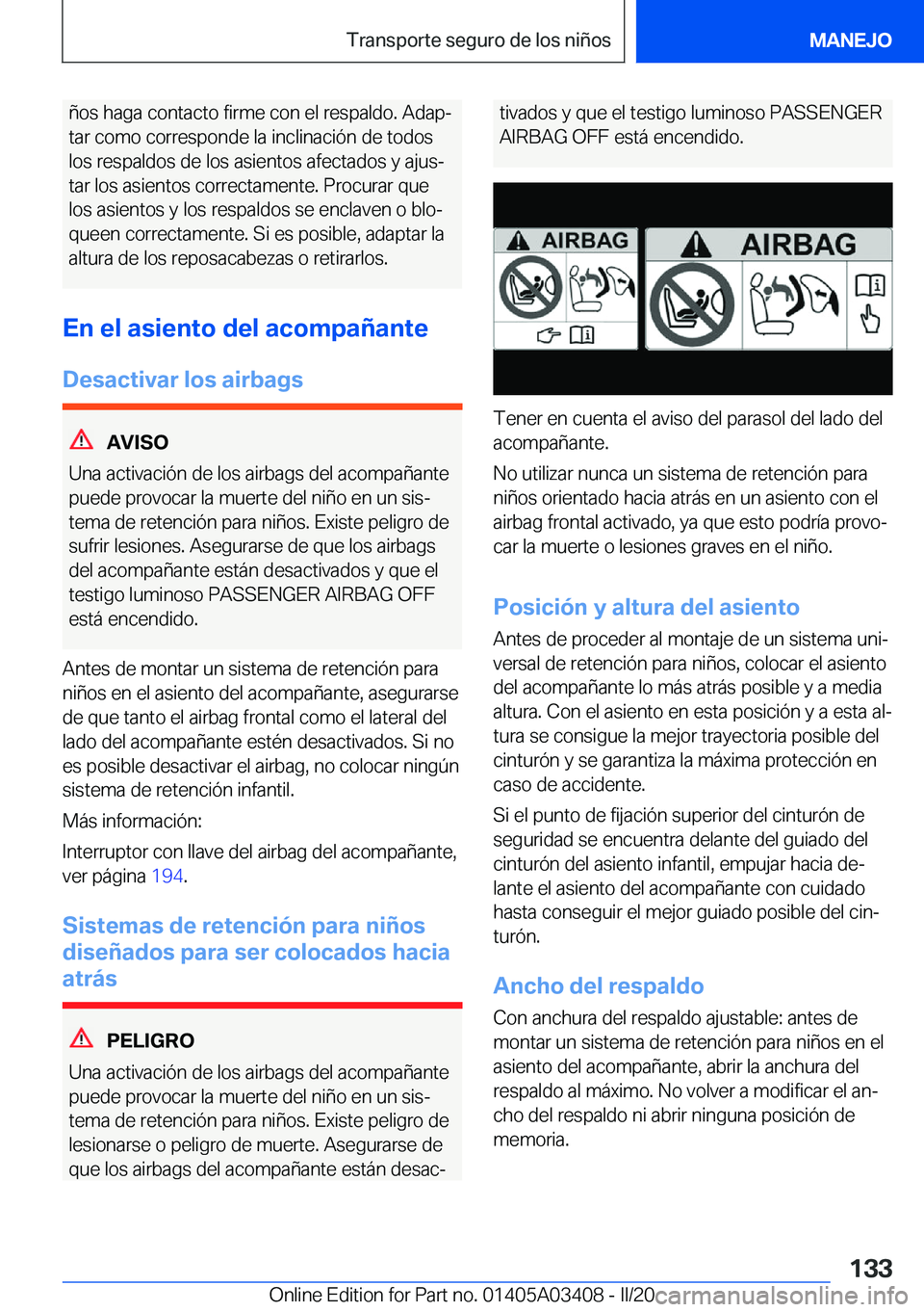 BMW X6 M 2020  Manuales de Empleo (in Spanish) �