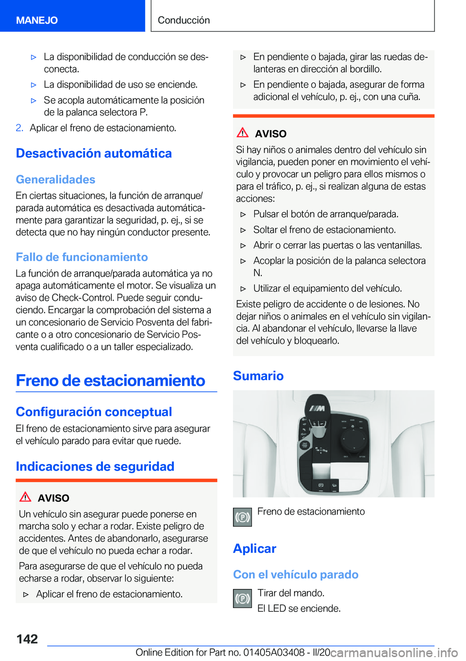 BMW X6 M 2020  Manuales de Empleo (in Spanish) 'x�L�a��d�i�s�p�o�n�i�b�i�l�i�d�a�d��d�e��c�o�n�d�u�c�c�i�