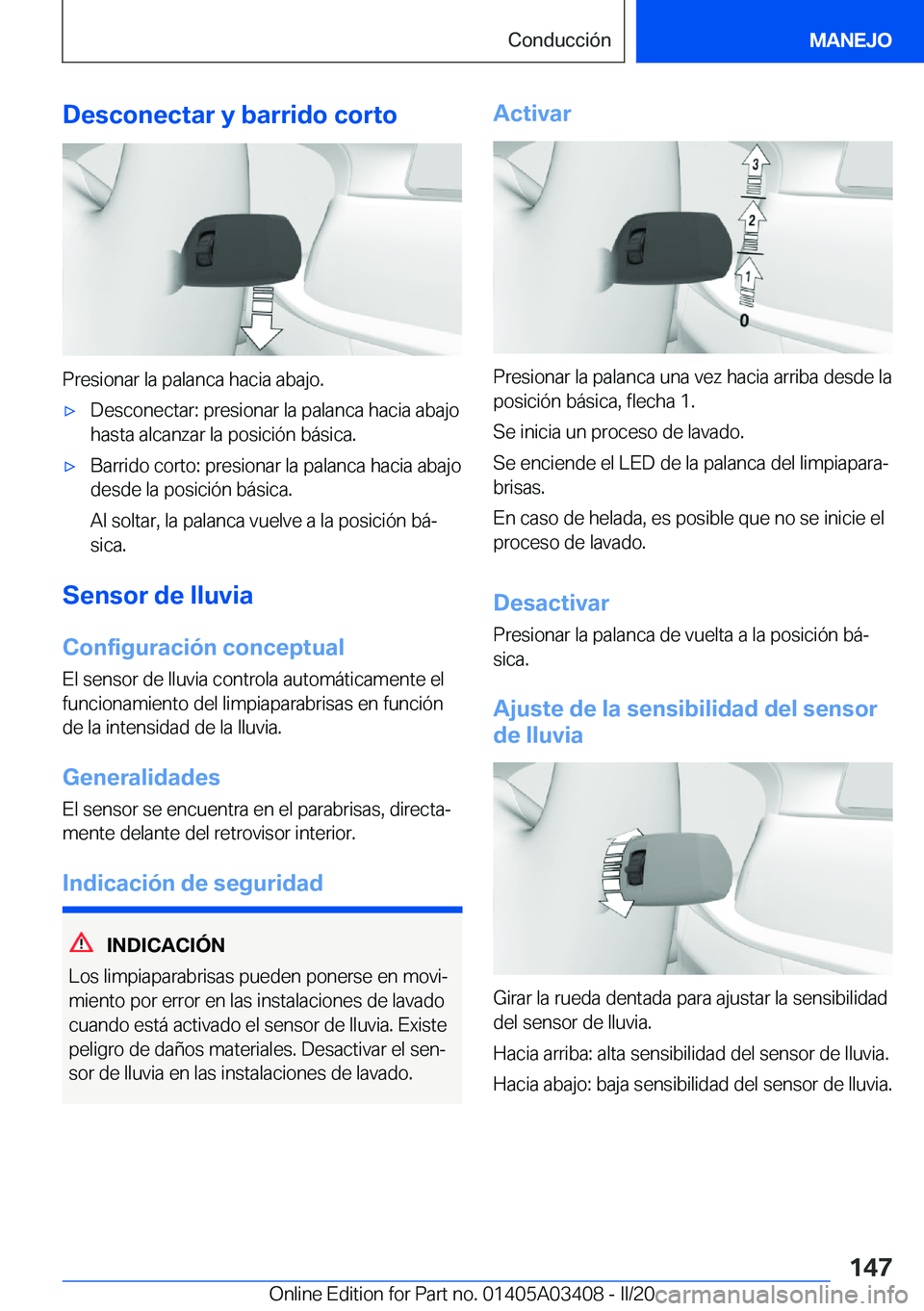 BMW X6 M 2020  Manuales de Empleo (in Spanish) �D�e�s�c�o�n�e�c�t�a�r��y��b�a�r�r�i�d�o��c�o�r�t�o
�P�r�e�s�i�o�n�a�r��l�a��p�a�l�a�n�c�a��h�a�c�i�a��a�b�a�j�o�.
'x�D�e�s�c�o�n�e�c�t�a�r�:��p�r�e�s�i�o�n�a�r��l�a��p�a�l�a�n�c�a��h�a