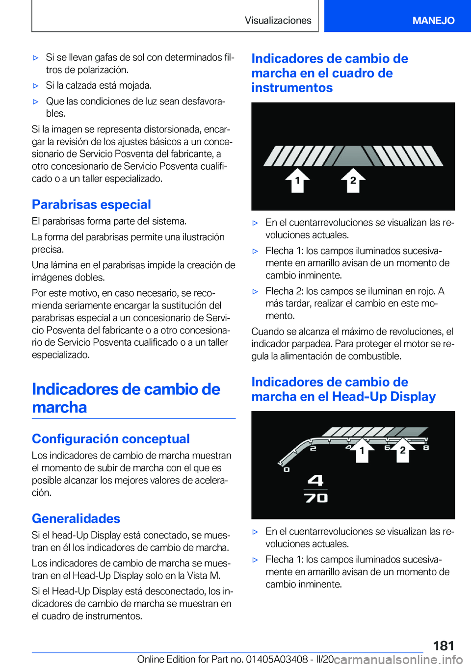 BMW X6 M 2020  Manuales de Empleo (in Spanish) 'x�S�i��s�e��l�l�e�v�a�n��g�a�f�a�s��d�e��s�o�l��c�o�n��d�e�t�e�r�m�i�n�a�d�o�s��f�i�lª�t�r�o�s��d�e��p�o�l�a�r�i�z�a�c�i�