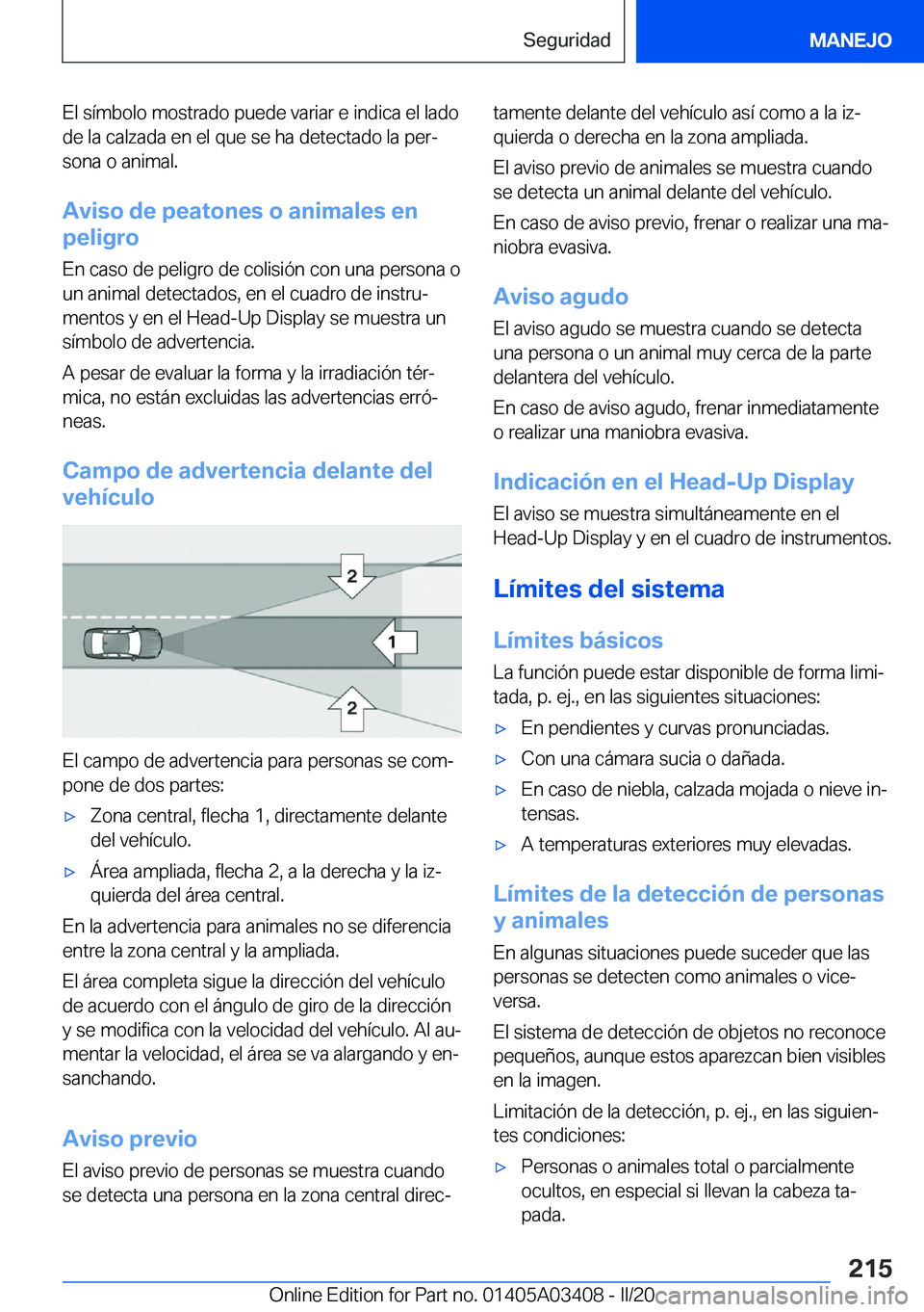 BMW X6 M 2020  Manuales de Empleo (in Spanish) �E�l��s�
