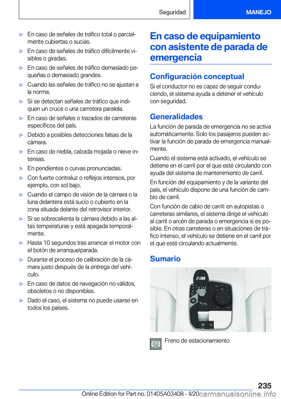 BMW X6 M 2020  Manuales de Empleo (in Spanish) 'x�E�n��c�a�s�o��d�e��s�e�
