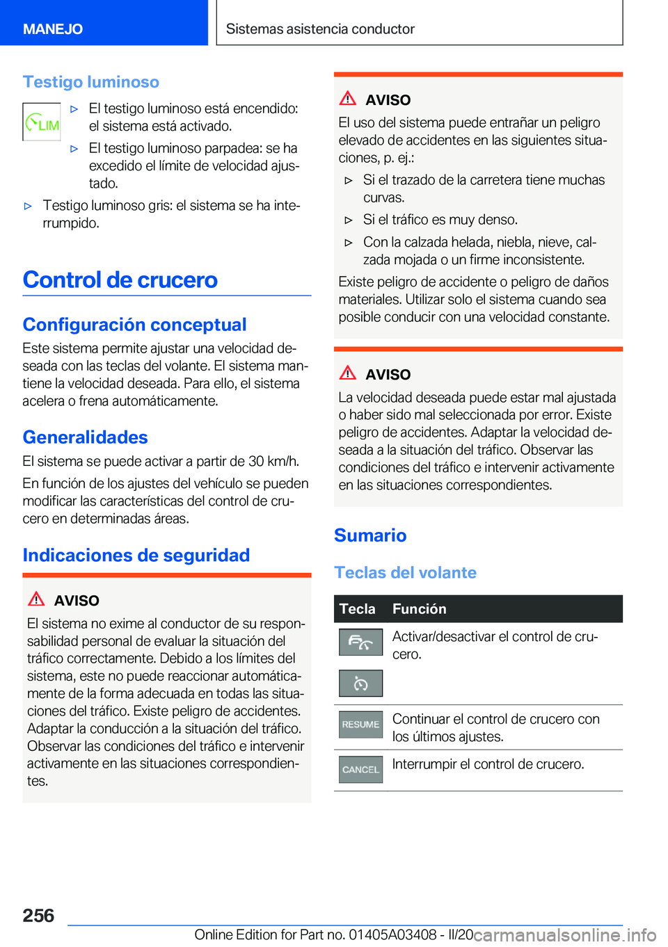 BMW X6 M 2020  Manuales de Empleo (in Spanish) �T�e�s�t�i�g�o��l�u�m�i�n�o�s�o'x�E�l��t�e�s�t�i�g�o��l�u�m�i�n�o�s�o��e�s�t�