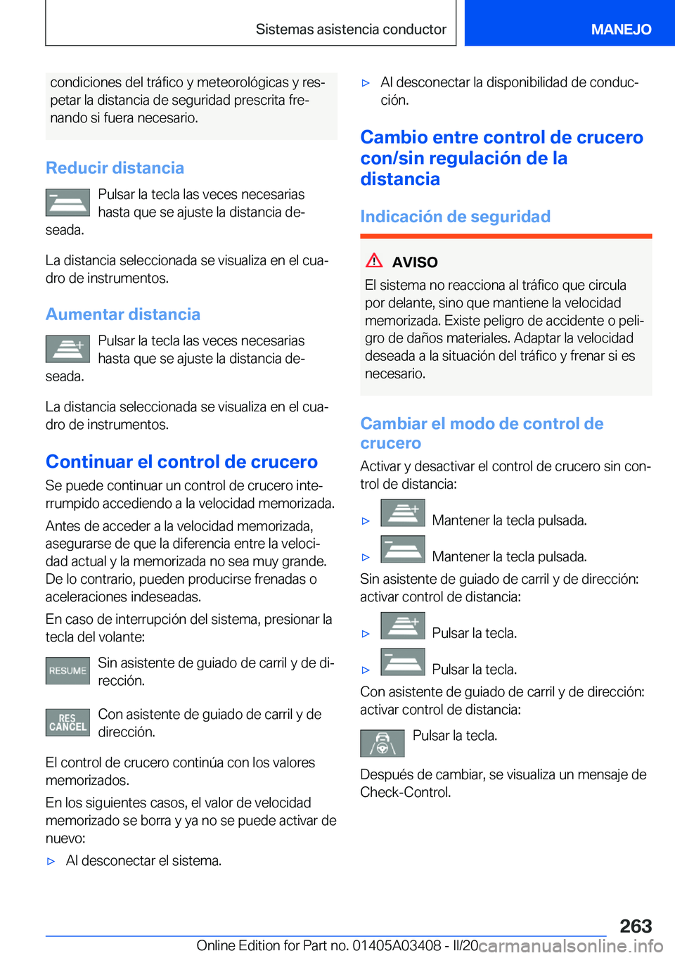 BMW X6 M 2020  Manuales de Empleo (in Spanish) �c�o�n�d�i�c�i�o�n�e�s��d�e�l��t�r�