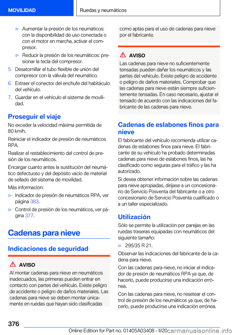 BMW X6 M 2020  Manuales de Empleo (in Spanish) 'x�A�u�m�e�n�t�a�r��l�a��p�r�e�s�i�