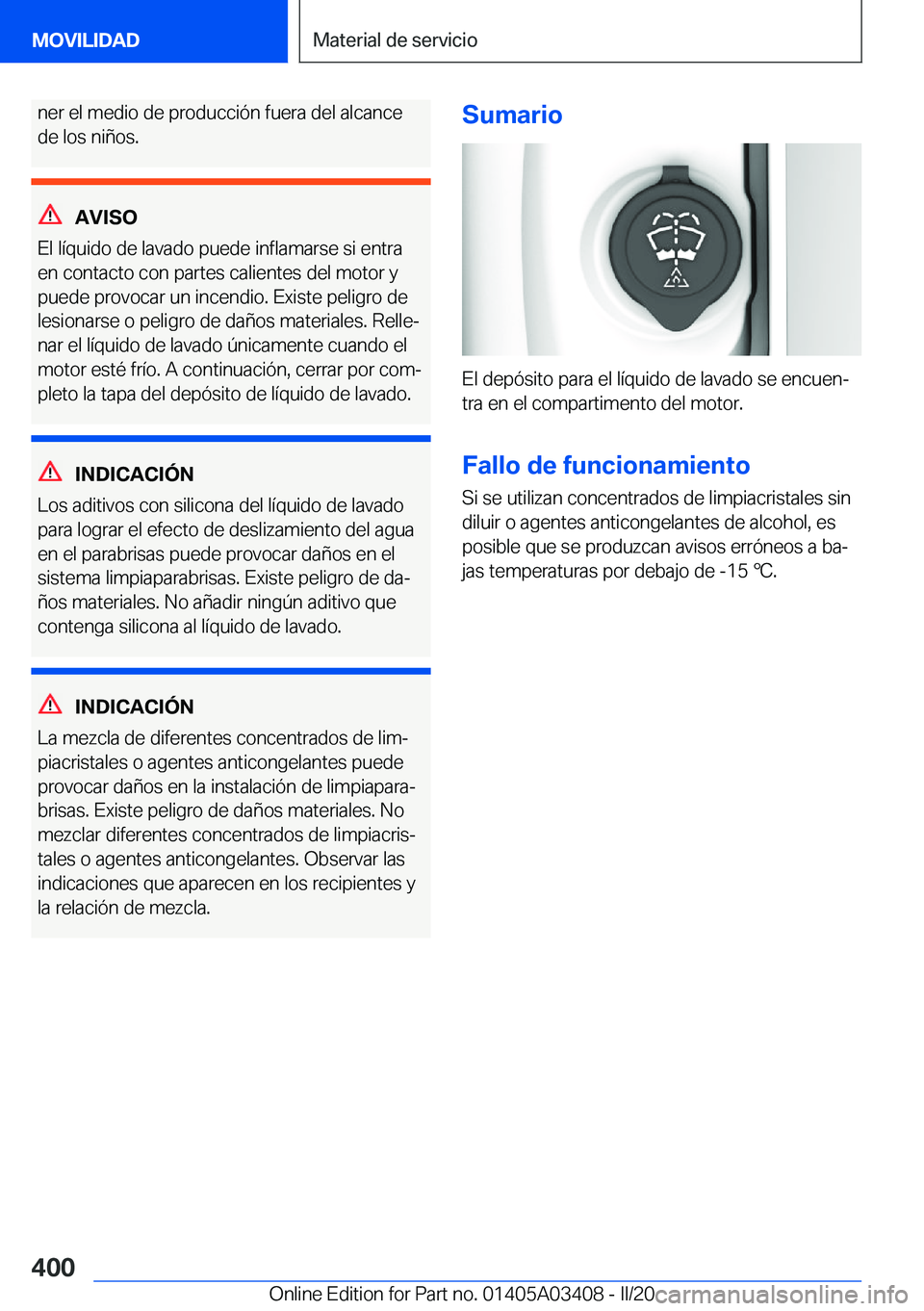BMW X6 M 2020  Manuales de Empleo (in Spanish) �n�e�r��e�l��m�e�d�i�o��d�e��p�r�o�d�u�c�c�i�