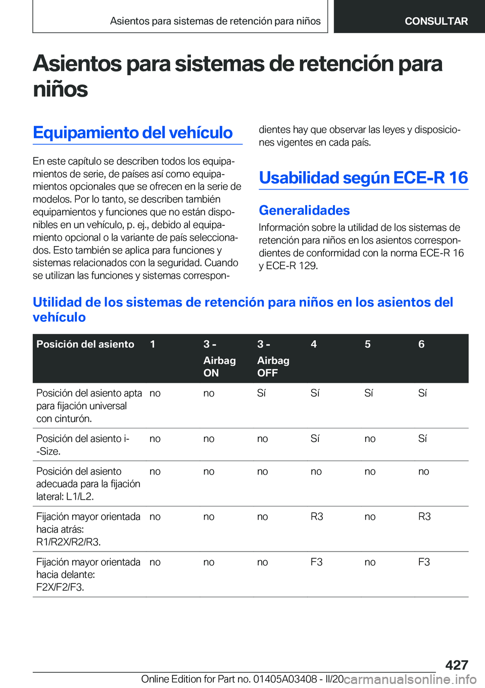 BMW X6 M 2020  Manuales de Empleo (in Spanish) �A�s�i�e�n�t�o�s��p�a�r�a��s�i�s�t�e�m�a�s��d�e��r�e�t�e�n�c�i�