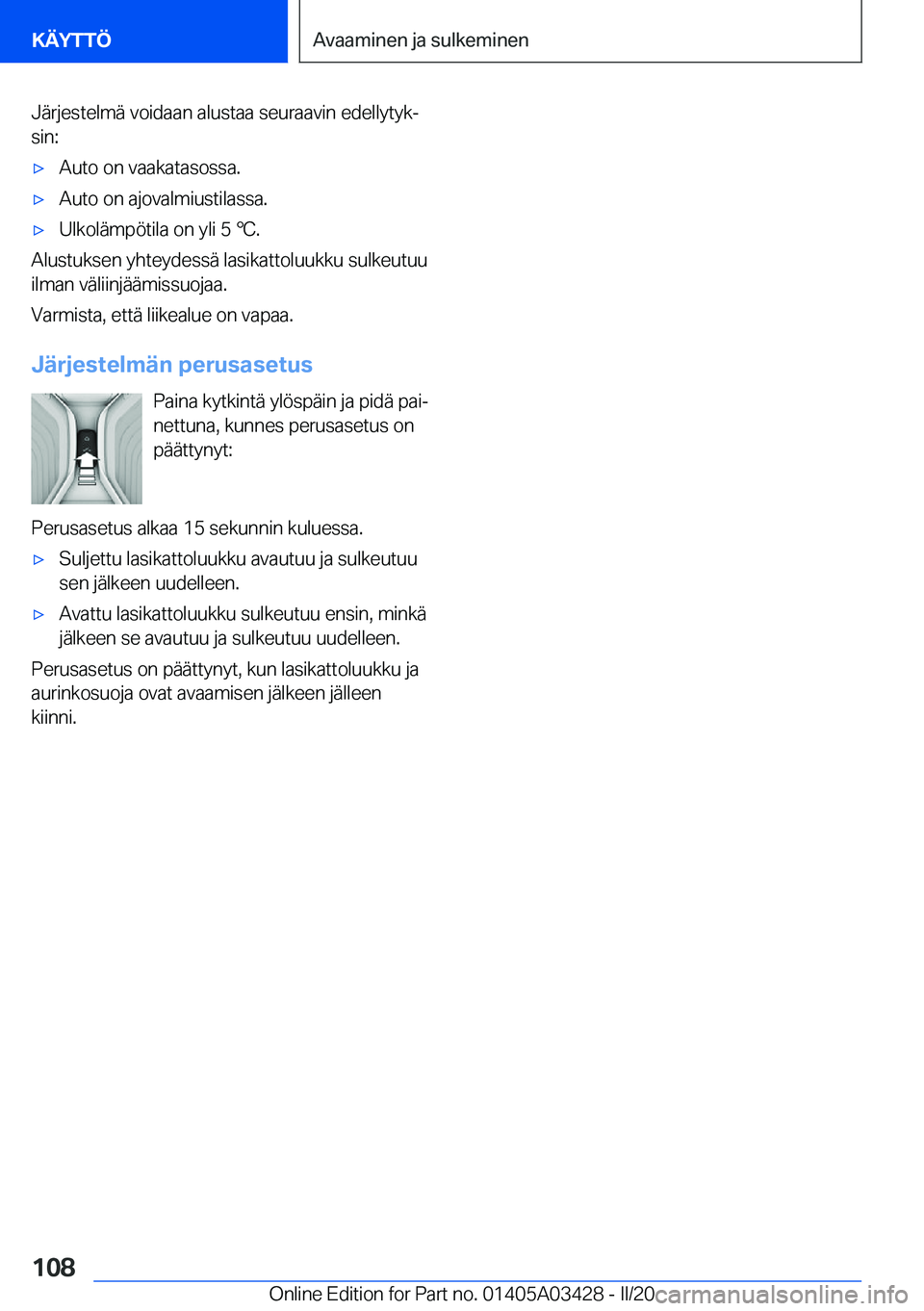 BMW X6 M 2020  Omistajan Käsikirja (in Finnish) �J�