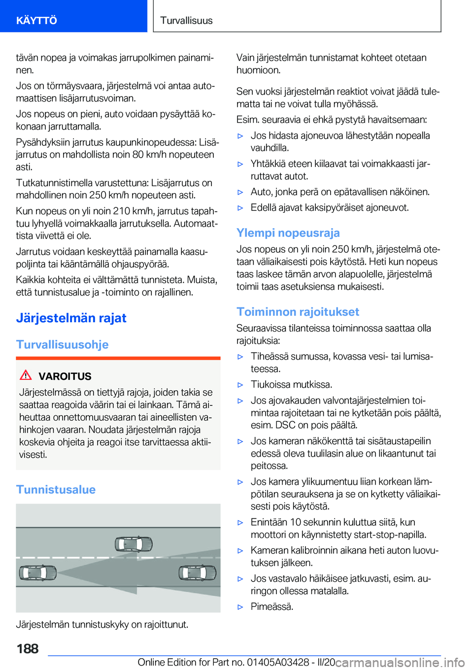 BMW X6 M 2020  Omistajan Käsikirja (in Finnish) �t�