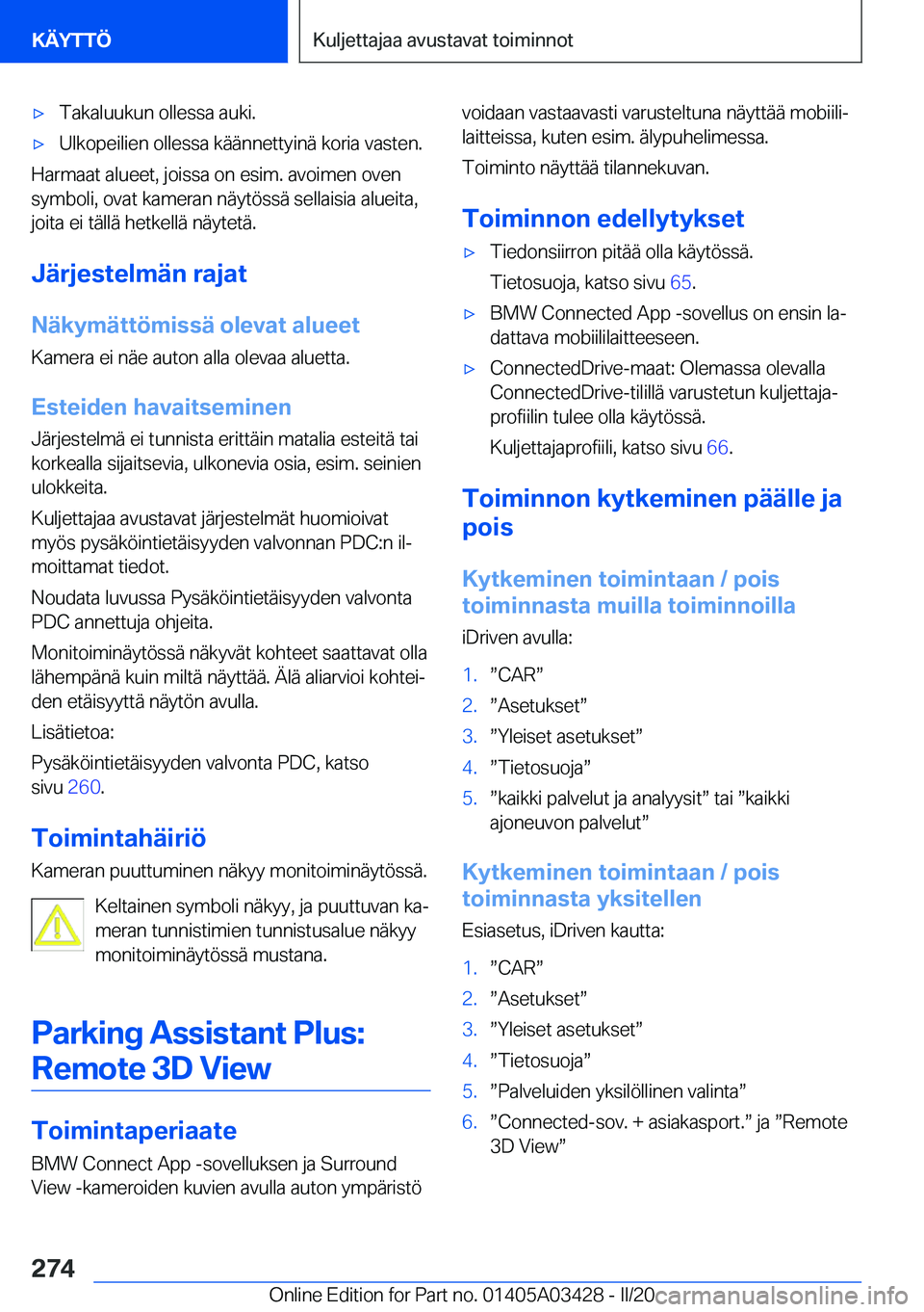 BMW X6 M 2020  Omistajan Käsikirja (in Finnish) 'x�T�a�k�a�l�u�u�k�u�n��o�l�l�e�s�s�a��a�u�k�i�.'x�U�l�k�o�p�e�i�l�i�e�n��o�l�l�e�s�s�a��k�