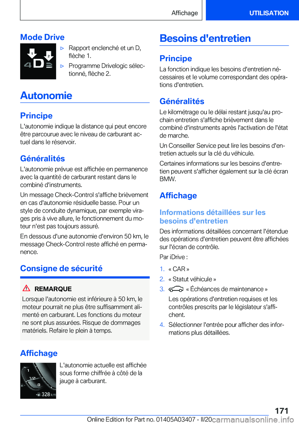 BMW X6 M 2020  Notices Demploi (in French) �M�o�d�e��D�r�i�v�e'x�R�a�p�p�o�r�t��e�n�c�l�e�n�c�h�é��e�t��u�n��D�,
�f�l�è�c�h�e��1�.'x�P�r�o�g�r�a�m�m�e��D�r�i�v�e�l�o�g�i�c��s�é�l�e�cj
�t�i�o�n�n�é�,��f�l�è�c�h�e��2�.
�A