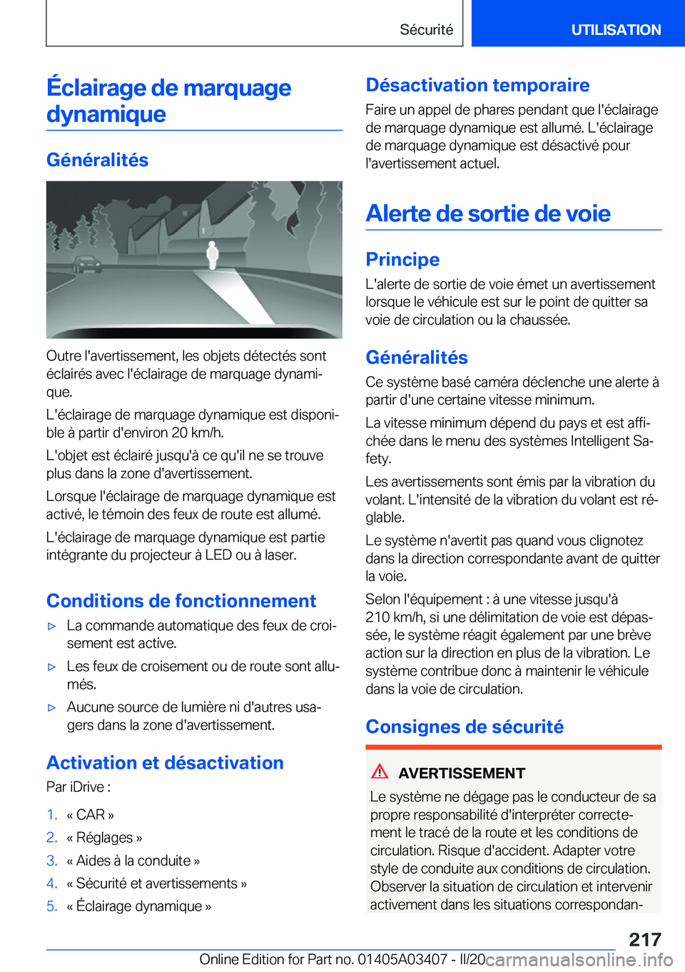 BMW X6 M 2020  Notices Demploi (in French) �