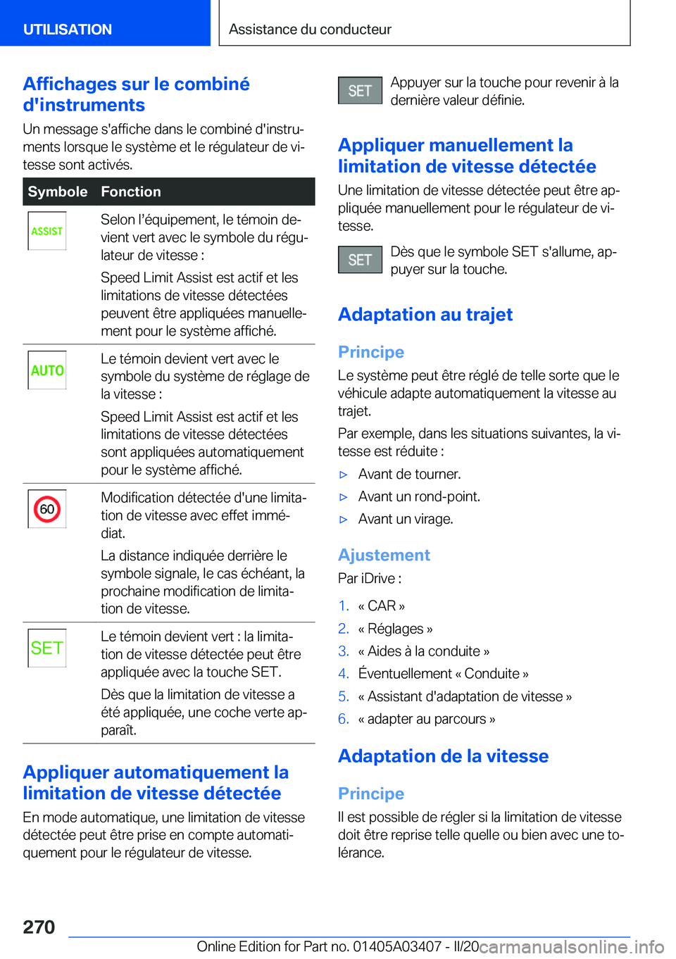 BMW X6 M 2020  Notices Demploi (in French) �A�f�f�i�c�h�a�g�e�s��s�u�r��l�e��c�o�m�b�i�n�é
�d�'�i�n�s�t�r�u�m�e�n�t�s
�U�n��m�e�s�s�a�g�e��s�'�a�f�f�i�c�h�e��d�a�n�s��l�e��c�o�m�b�i�n�é��d�'�i�n�s�t�r�uj
�m�e�n�t�s��l�