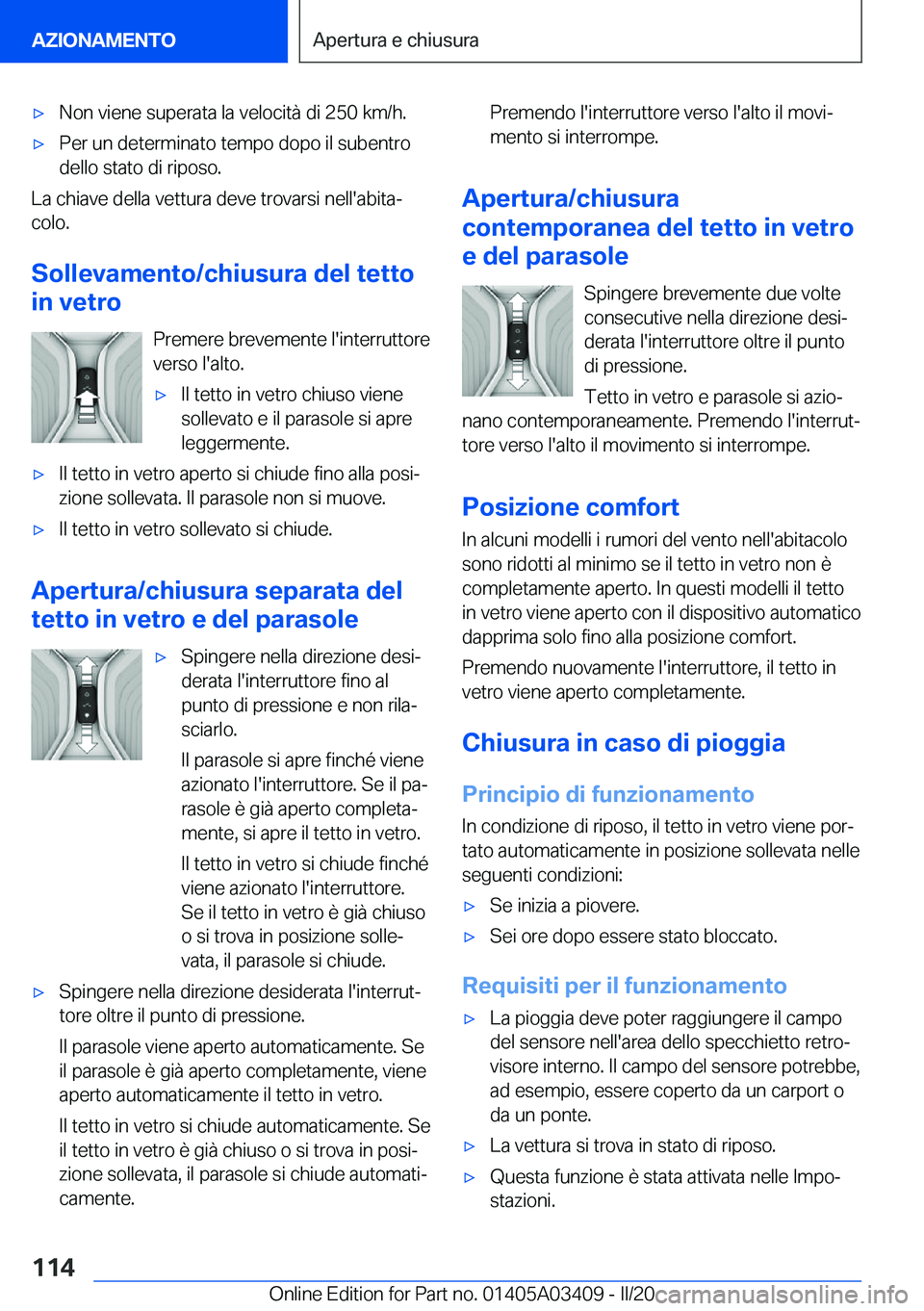 BMW X6 M 2020  Libretti Di Uso E manutenzione (in Italian) 'x�N�o�n��v�i�e�n�e��s�u�p�e�r�a�t�a��l�a��v�e�l�o�c�i�t�