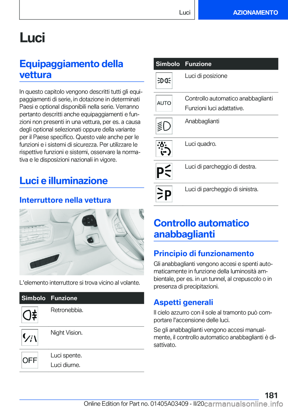 BMW X6 M 2020  Libretti Di Uso E manutenzione (in Italian) �L�u�c�i�E�q�u�i�p�a�g�g�i�a�m�e�n�t�o��d�e�l�l�a�v�e�t�t�u�r�a
�I�n��q�u�e�s�t�o��c�a�p�i�t�o�l�o��v�e�n�g�o�n�o��d�e�s�c�r�i�t�t�i��t�u�t�t�i��g�l�i��e�q�u�iª
�p�a�g�g�i�a�m�e�n�t�i��d�i�