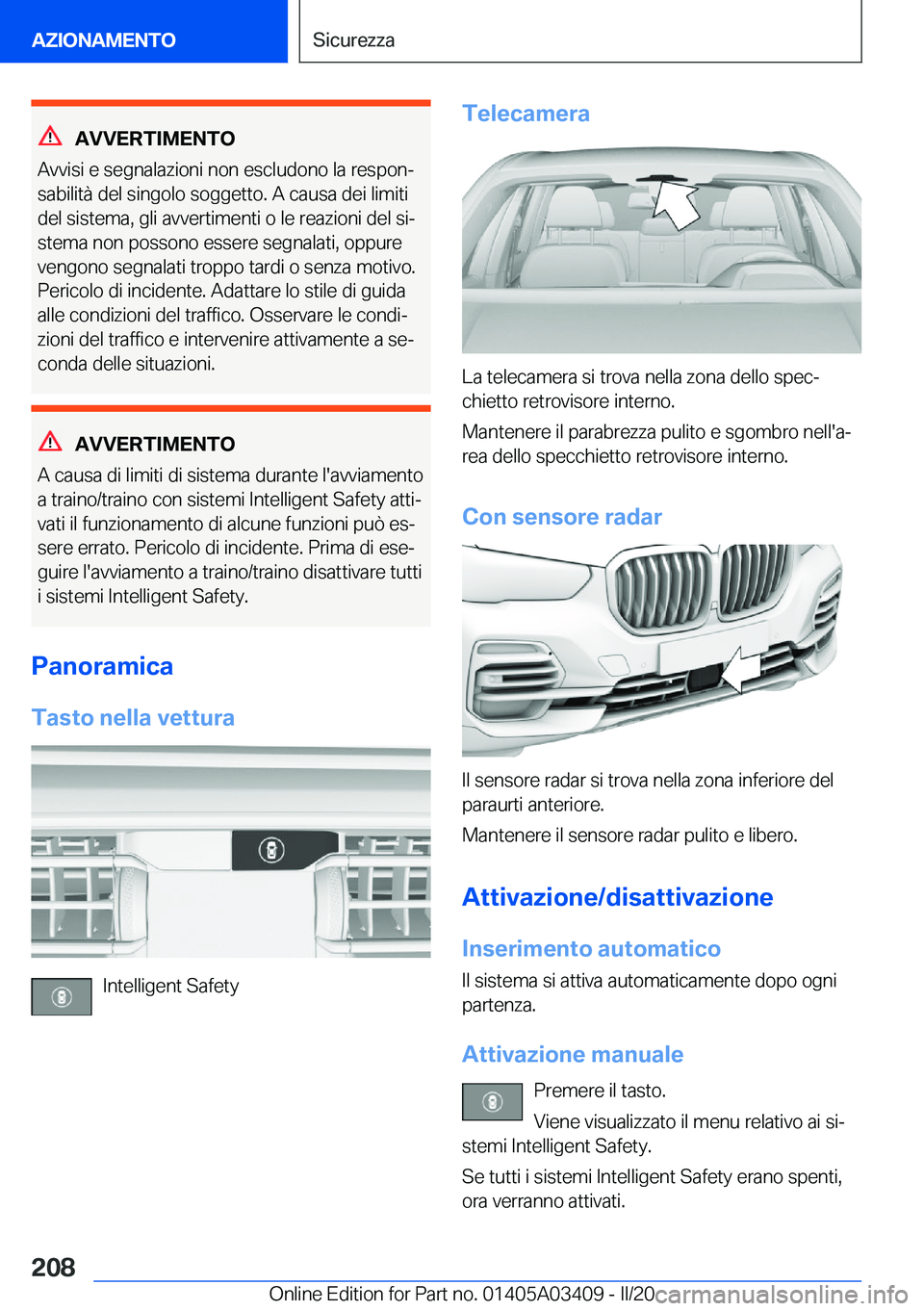 BMW X6 M 2020  Libretti Di Uso E manutenzione (in Italian) �A�V�V�E�R�T�I�M�E�N�T�O
�A�v�v�i�s�i��e��s�e�g�n�a�l�a�z�i�o�n�i��n�o�n��e�s�c�l�u�d�o�n�o��l�a��r�e�s�p�o�nª
�s�a�b�i�l�i�t�
