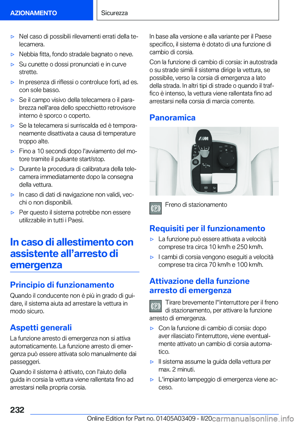 BMW X6 M 2020  Libretti Di Uso E manutenzione (in Italian) 'x�N�e�l��c�a�s�o��d�i��p�o�s�s�i�b�i�l�i��r�i�l�e�v�a�m�e�n�t�i��e�r�r�a�t�i��d�e�l�l�a��t�eª
�l�e�c�a�m�e�r�a�.'x�N�e�b�b�i�a��f�i�t�t�a�,��f�o�n�d�o��s�t�r�a�d�a�l�e��b�a�g�n�a