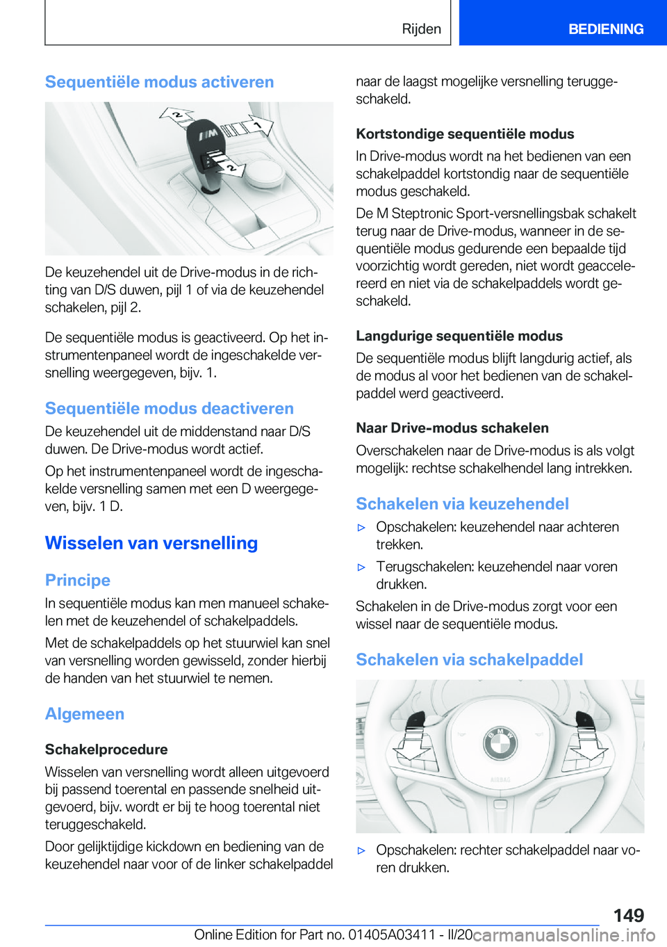 BMW X6 M 2020  Instructieboekjes (in Dutch) �S�e�q�u�e�n�t�i�