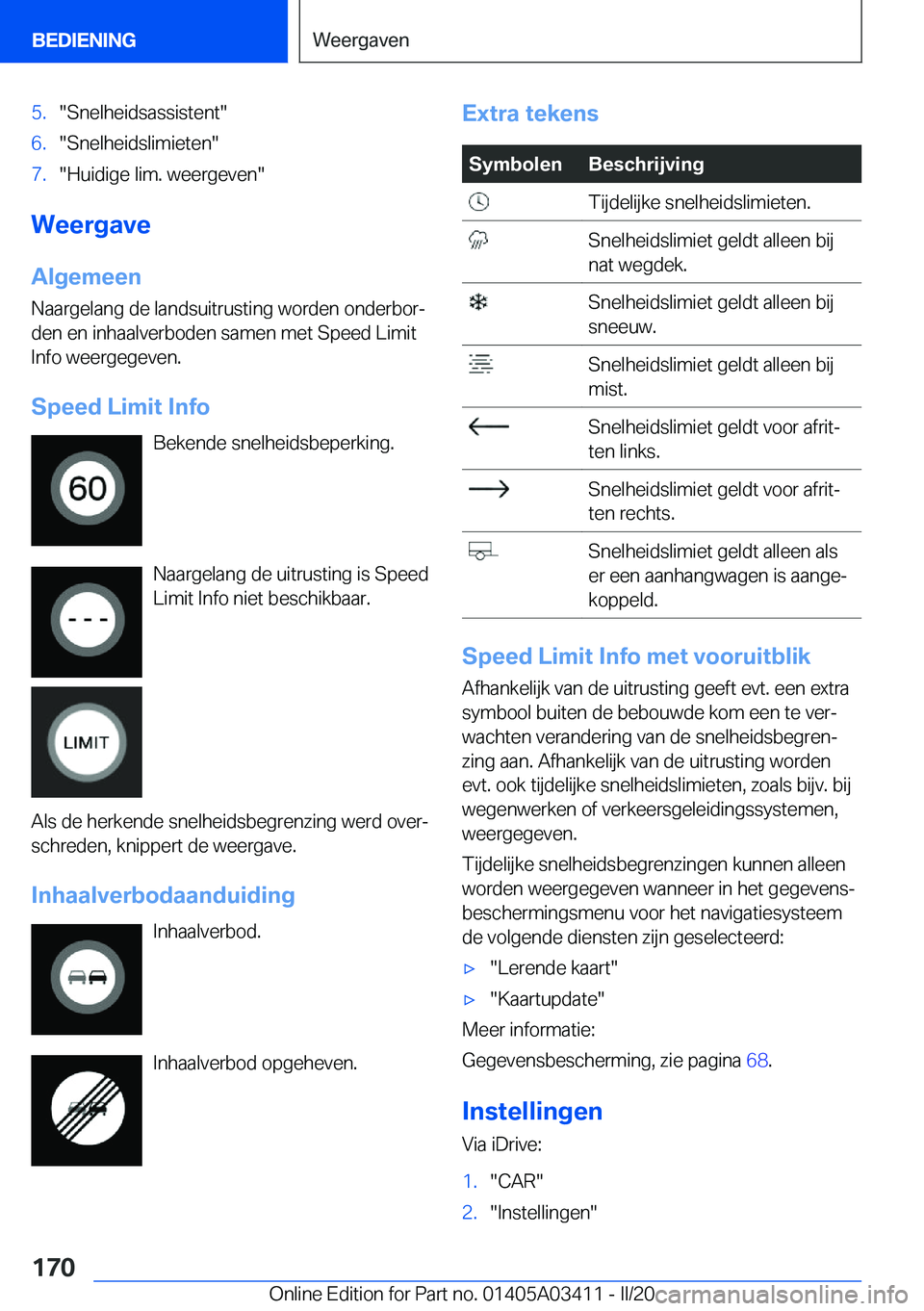 BMW X6 M 2020  Instructieboekjes (in Dutch) �5�.��S�n�e�l�h�e�i�d�s�a�s�s�i�s�t�e�n�t��6�.��S�n�e�l�h�e�i�d�s�l�i�m�i�e�t�e�n��7�.��H�u�i�d�i�g�e��l�i�m�.��w�e�e�r�g�e�v�e�n�
�W�e�e�r�g�a�v�e�A�l�g�e�m�e�e�n
�N�a�a�r�g�e�l�a�n�g��d�e�