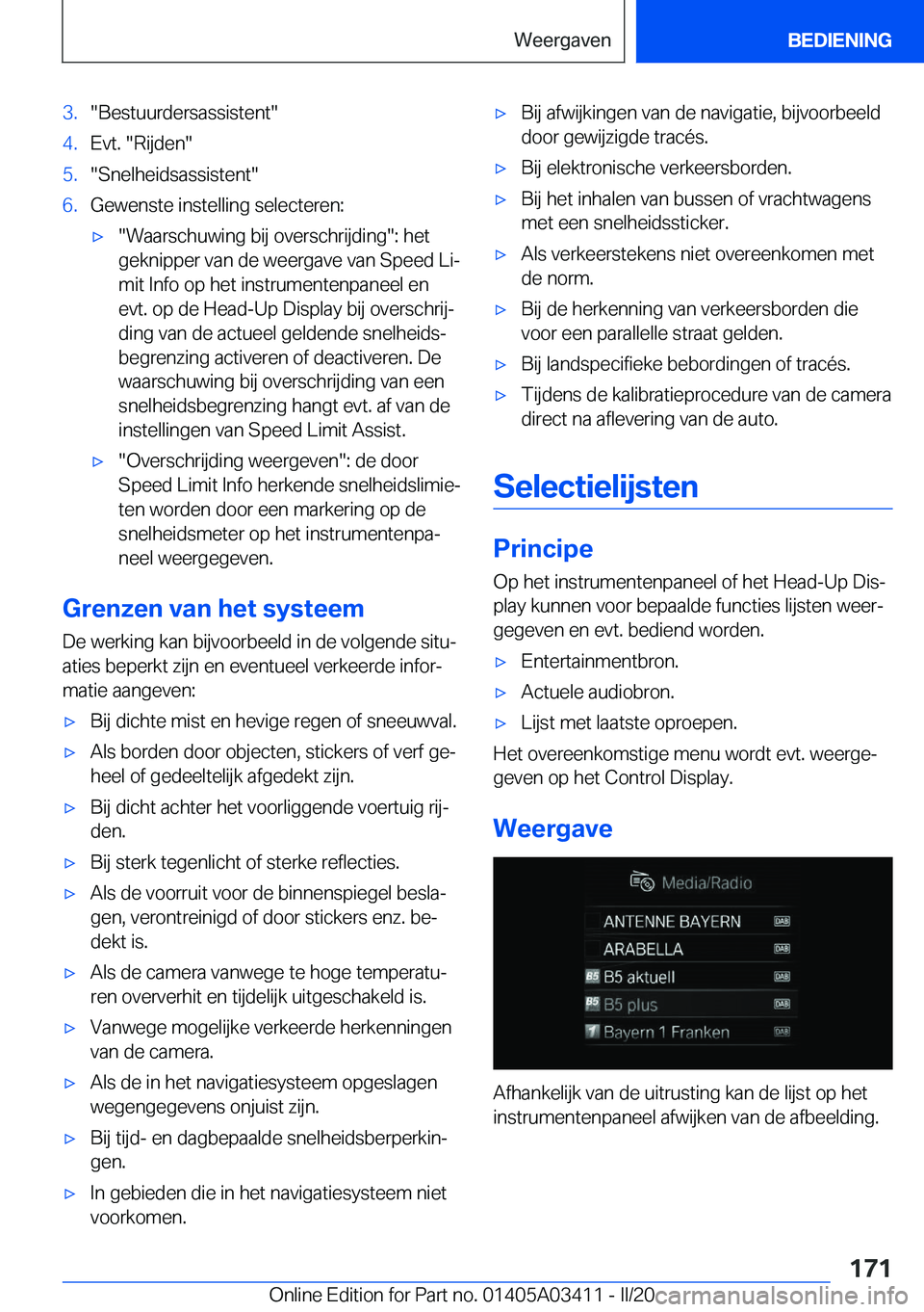 BMW X6 M 2020  Instructieboekjes (in Dutch) �3�.��B�e�s�t�u�u�r�d�e�r�s�a�s�s�i�s�t�e�n�t��4�.�E�v�t�.���R�i�j�d�e�n��5�.��S�n�e�l�h�e�i�d�s�a�s�s�i�s�t�e�n�t��6�.�G�e�w�e�n�s�t�e��i�n�s�t�e�l�l�i�n�g��s�e�l�e�c�t�e�r�e�n�:'x��W�a
