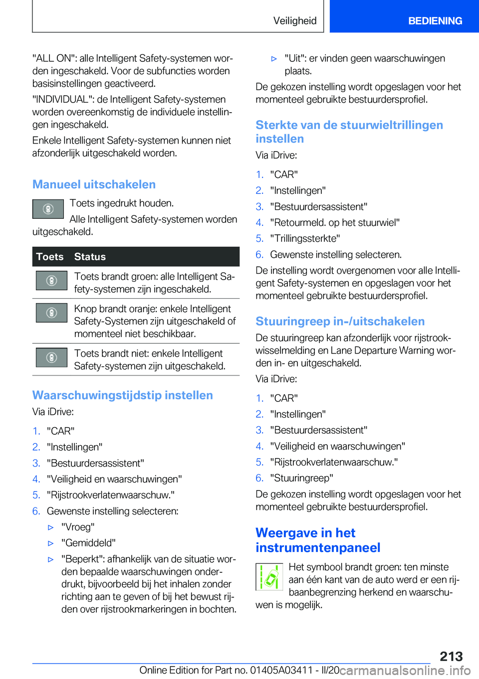 BMW X6 M 2020  Instructieboekjes (in Dutch) ��A�L�L��O�N��:��a�l�l�e��I�n�t�e�l�l�i�g�e�n�t��S�a�f�e�t�y�-�s�y�s�t�e�m�e�n��w�o�rj�d�e�n��i�n�g�e�s�c�h�a�k�e�l�d�.��V�o�o�r��d�e��s�u�b�f�u�n�c�t�i�e�s��w�o�r�d�e�n�b�a�s�i�s�i�n�s�t