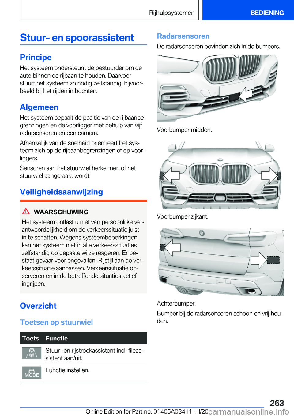 BMW X6 M 2020  Instructieboekjes (in Dutch) �S�t�u�u�r�-��e�n��s�p�o�o�r�a�s�s�i�s�t�e�n�t
�P�r�i�n�c�i�p�e
�H�e�t��s�y�s�t�e�e�m��o�n�d�e�r�s�t�e�u�n�t��d�e��b�e�s�t�u�u�r�d�e�r��o�m��d�e
�a�u�t�o��b�i�n�n�e�n��d�e��r�i�j�b�a�a�n��