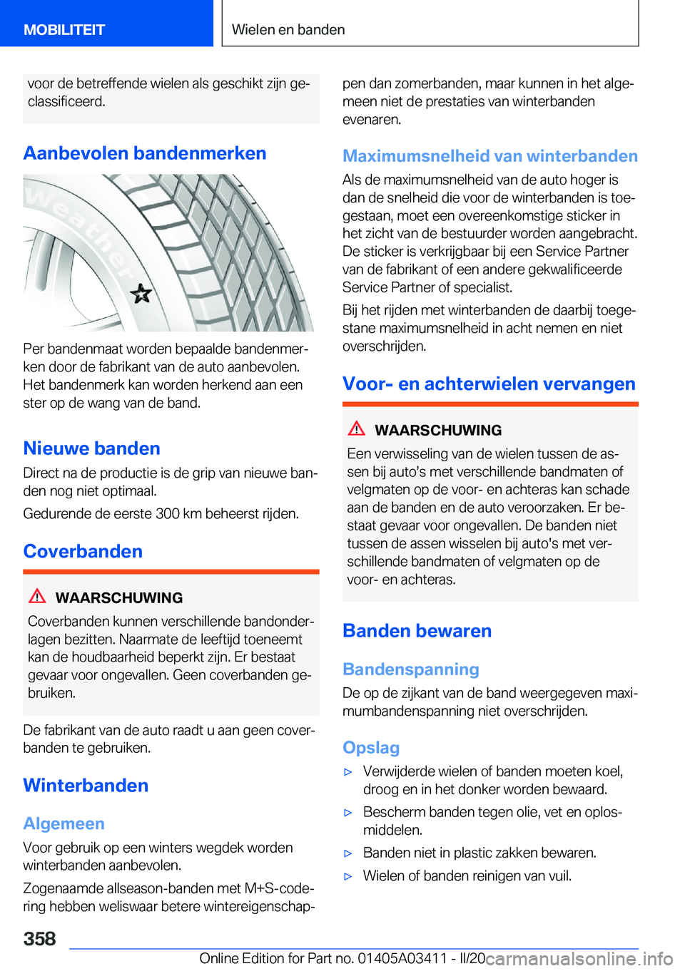 BMW X6 M 2020  Instructieboekjes (in Dutch) �v�o�o�r��d�e��b�e�t�r�e�f�f�e�n�d�e��w�i�e�l�e�n��a�l�s��g�e�s�c�h�i�k�t��z�i�j�n��g�ej�c�l�a�s�s�i�f�i�c�e�e�r�d�.
�A�a�n�b�e�v�o�l�e�n��b�a�n�d�e�n�m�e�r�k�e�n
�P�e�r��b�a�n�d�e�n�m�a�a�t