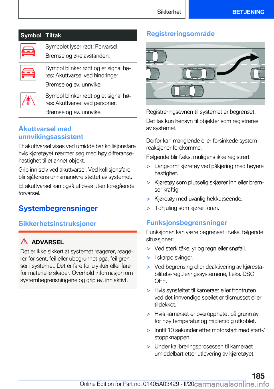 BMW X6 M 2020  InstruksjonsbØker (in Norwegian) �S�y�m�b�o�l�T�i�l�t�a�k�S�y�m�b�o�l�e�t��l�y�s�e�r��r�