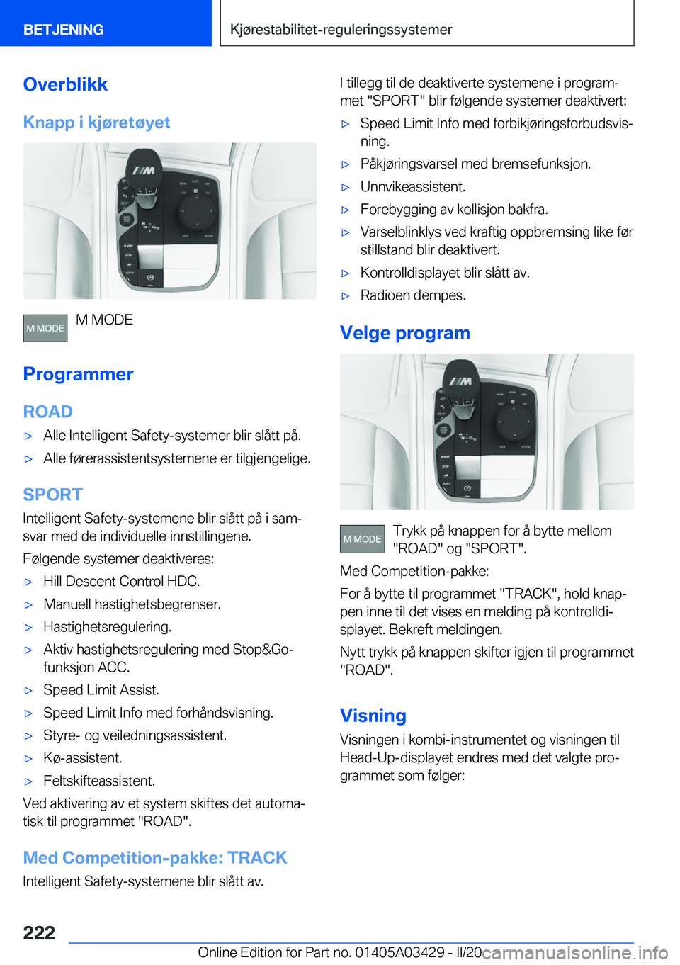 BMW X6 M 2020  InstruksjonsbØker (in Norwegian) �O�v�e�r�b�l�i�k�k�K�n�a�p�p��i��k�j�