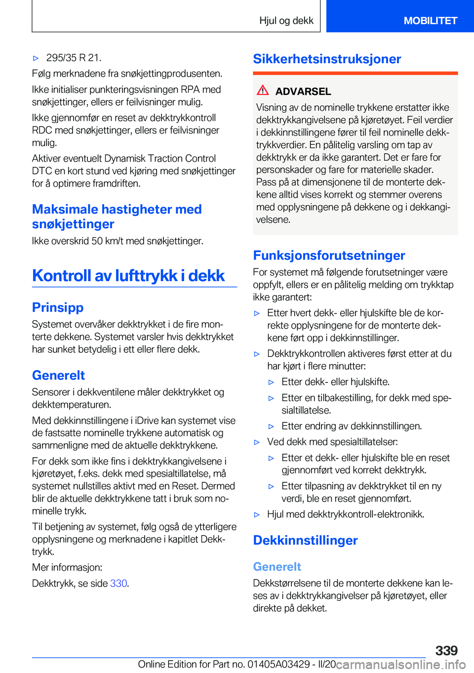 BMW X6 M 2020  InstruksjonsbØker (in Norwegian) 'x�2�9�5�/�3�5��R��2�1�.
�F�