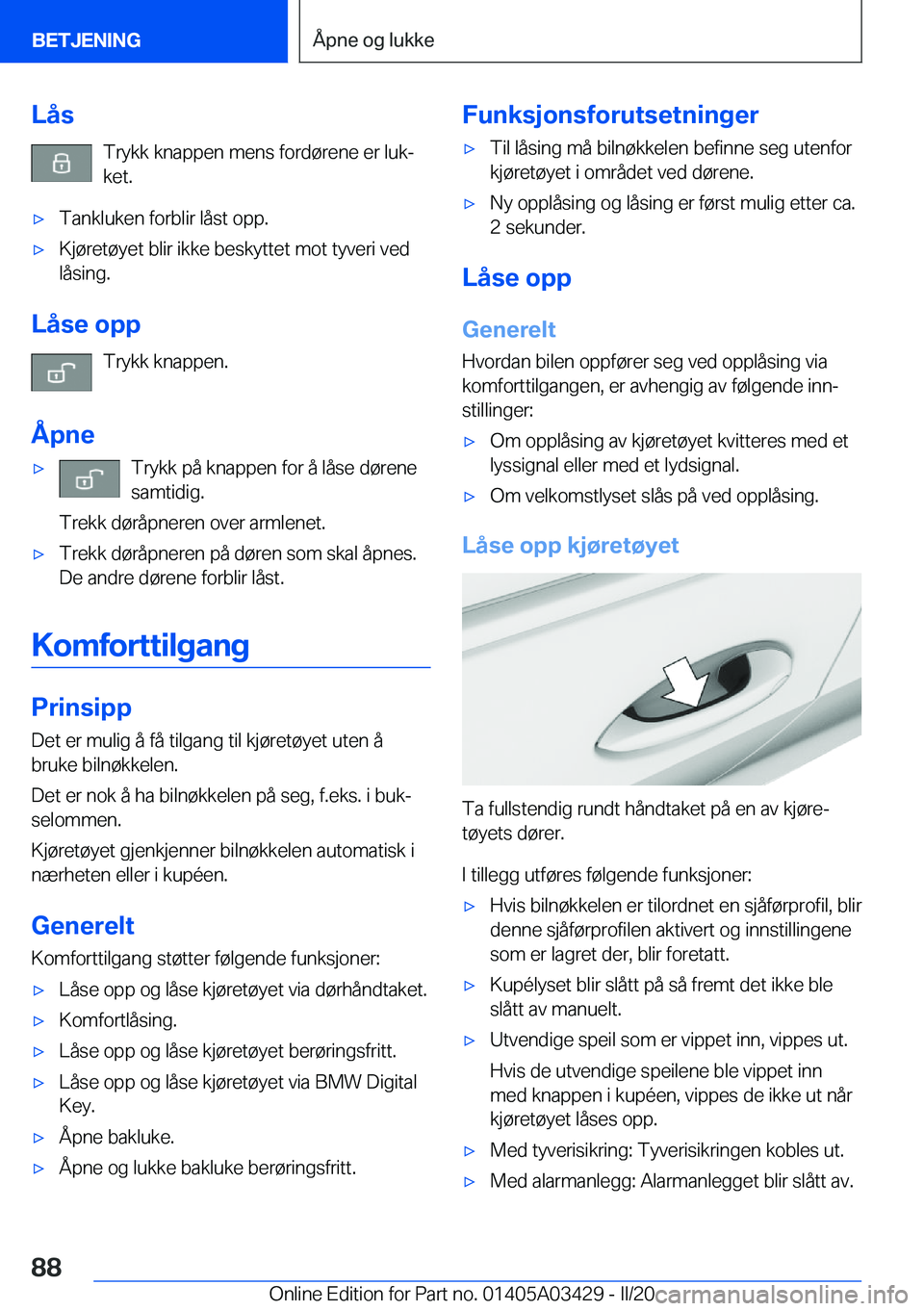 BMW X6 M 2020  InstruksjonsbØker (in Norwegian) �L�å�s�T�r�y�k�k��k�n�a�p�p�e�n��m�e�n�s��f�o�r�d�