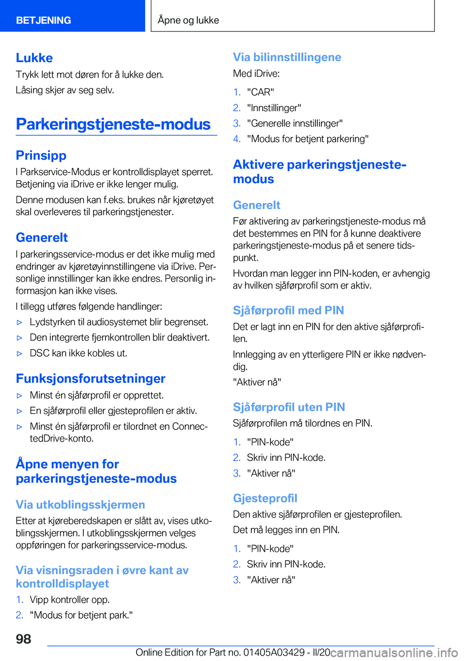 BMW X6 M 2020  InstruksjonsbØker (in Norwegian) �L�u�k�k�e
�T�r�y�k�k��l�e�t�t��m�o�t��d�