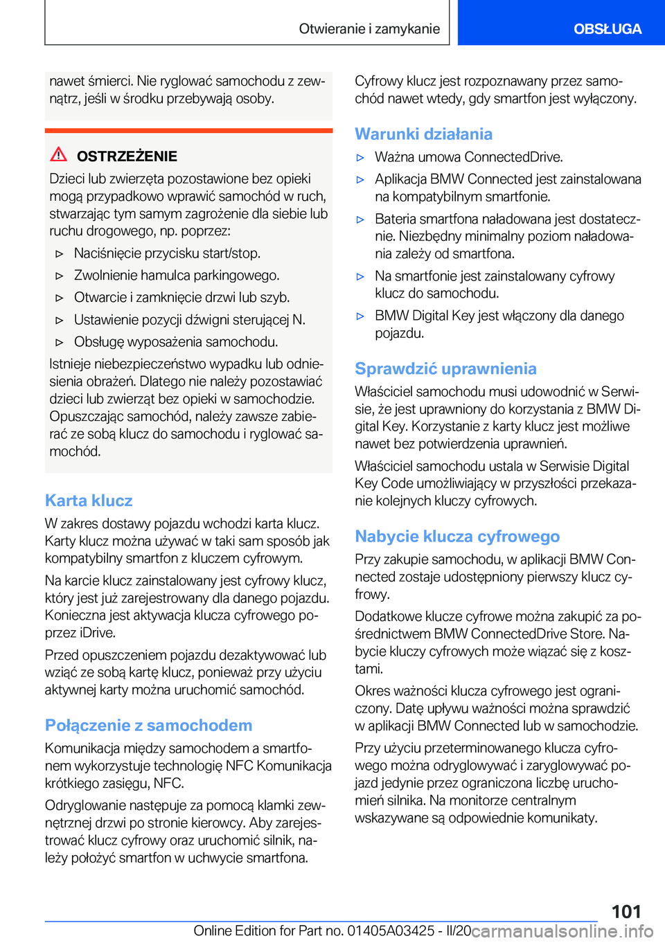 BMW X6 M 2020  Instrukcja obsługi (in Polish) �n�a�w�e�t��m�i�e�r�c�i�.��N�i�e��r�y�g�l�o�w�a�