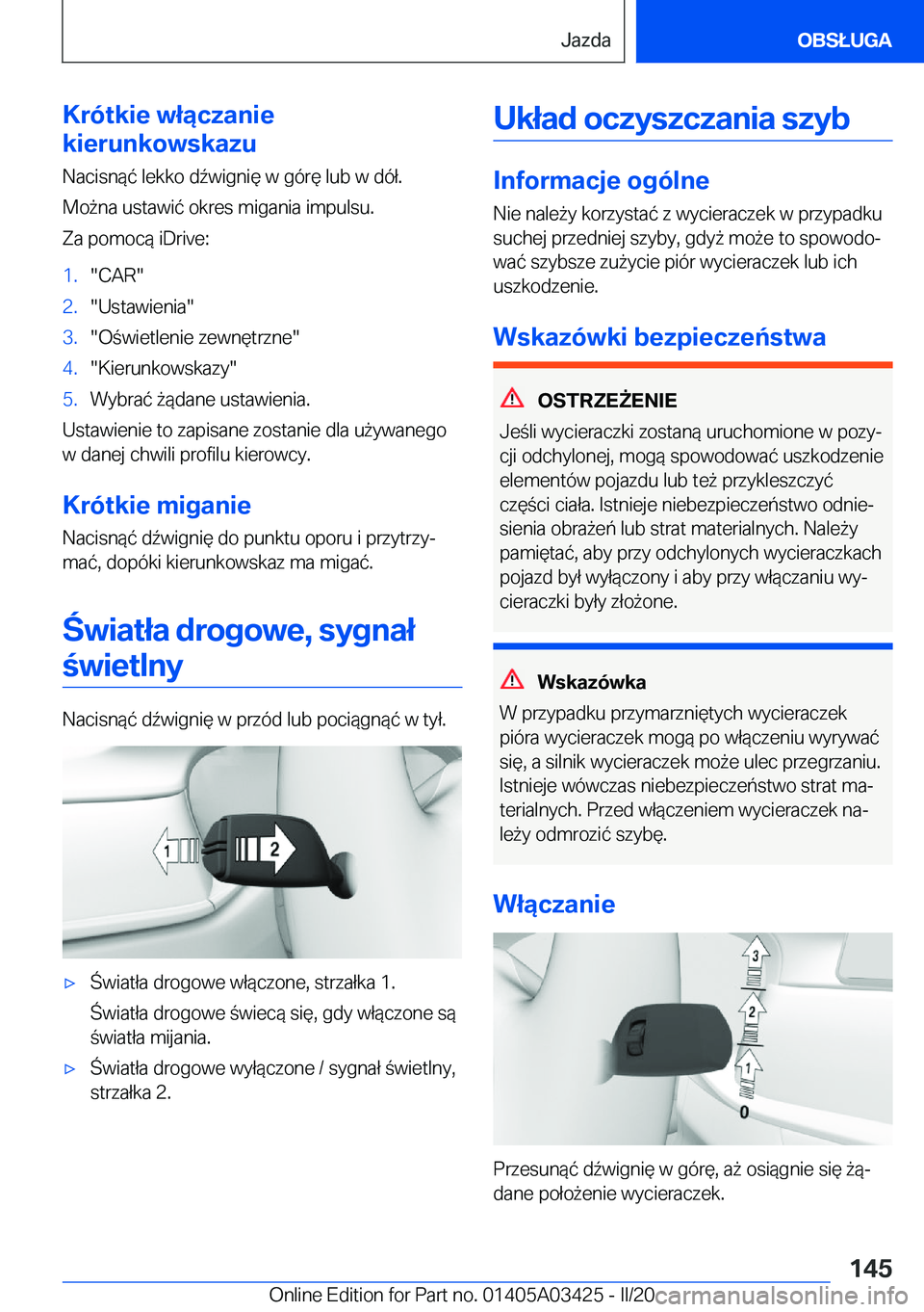 BMW X6 M 2020  Instrukcja obsługi (in Polish) �K�r�