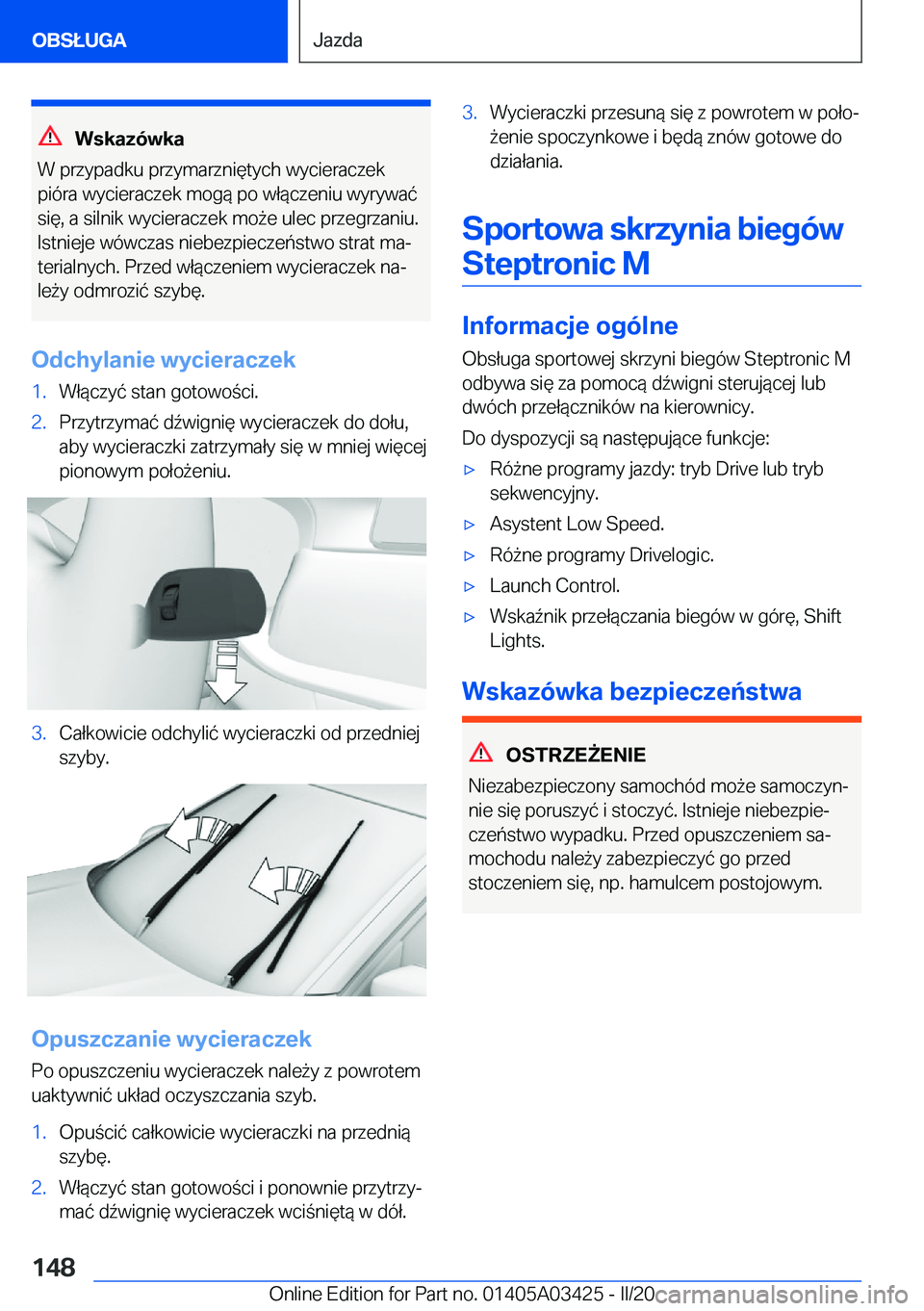 BMW X6 M 2020  Instrukcja obsługi (in Polish) �W�s�k�a�z�