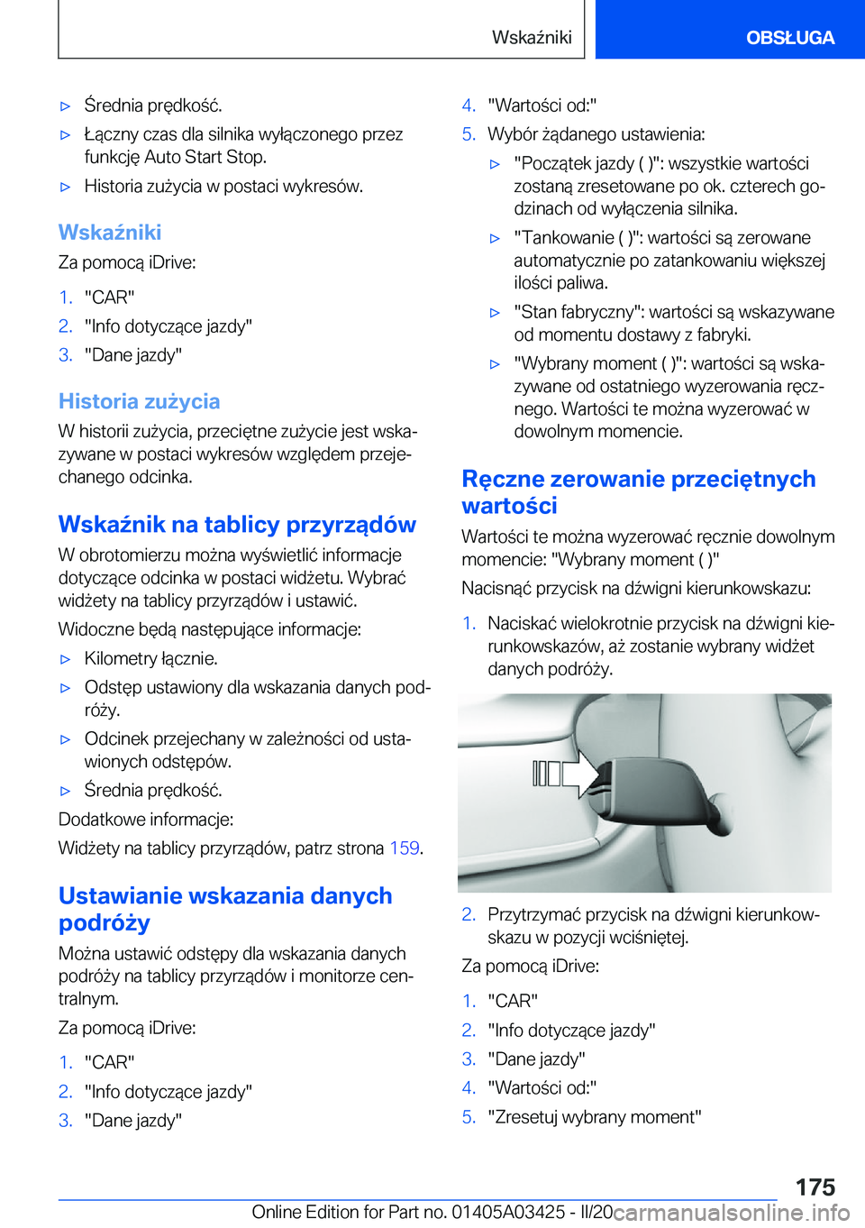 BMW X6 M 2020  Instrukcja obsługi (in Polish) 'x�r�e�d�n�i�a��p�r�