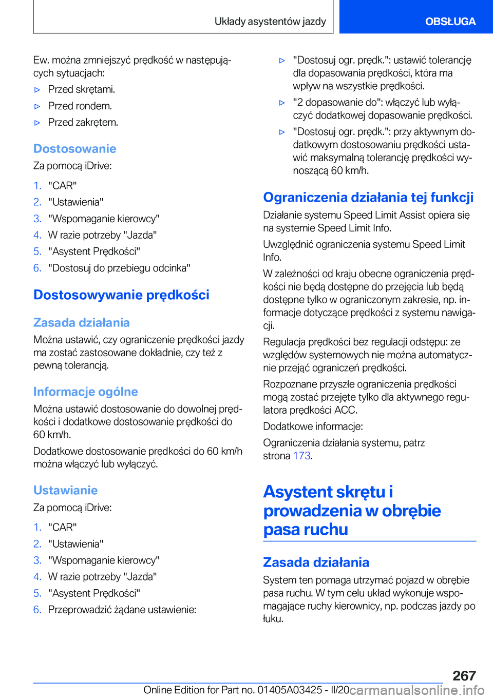 BMW X6 M 2020  Instrukcja obsługi (in Polish) �E�w�.��m�o9�n�a��z�m�n�i�e�j�s�z�y�