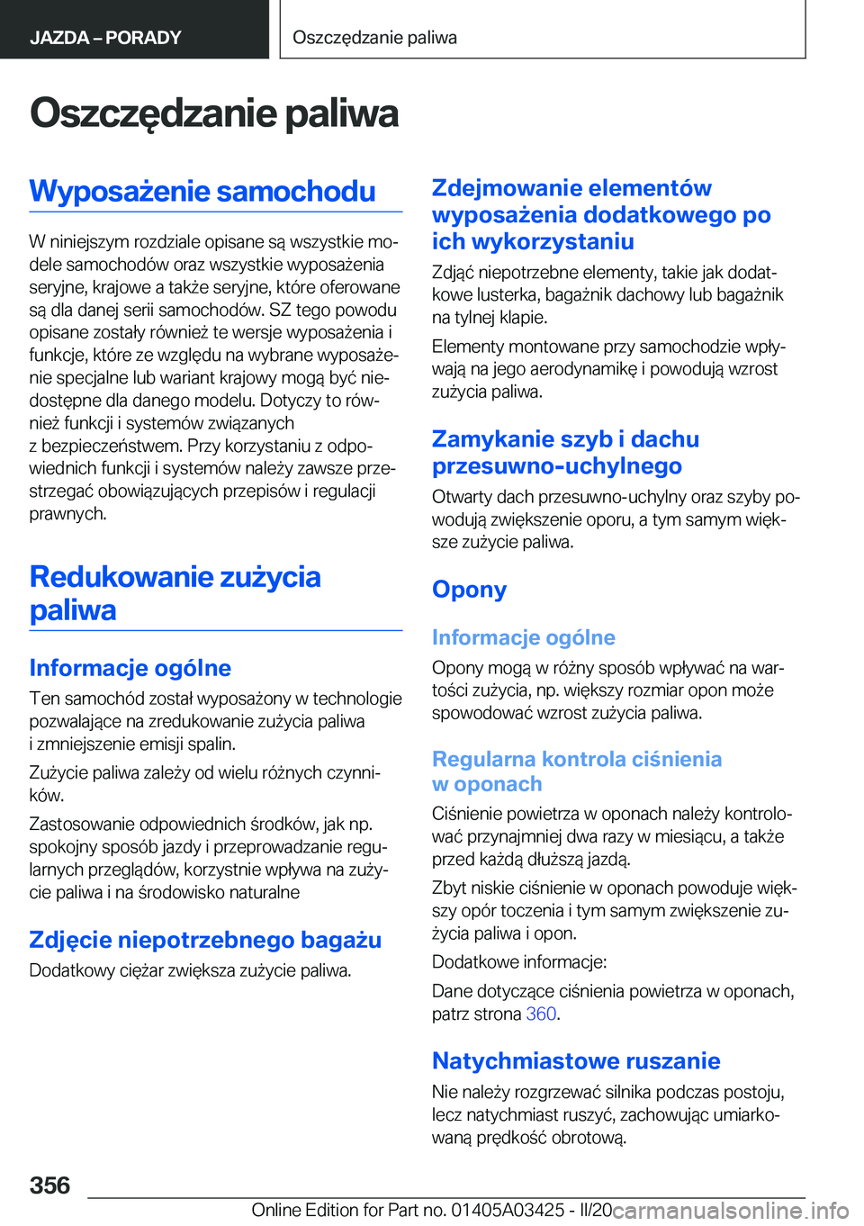 BMW X6 M 2020  Instrukcja obsługi (in Polish) �O�s�z�c�z�