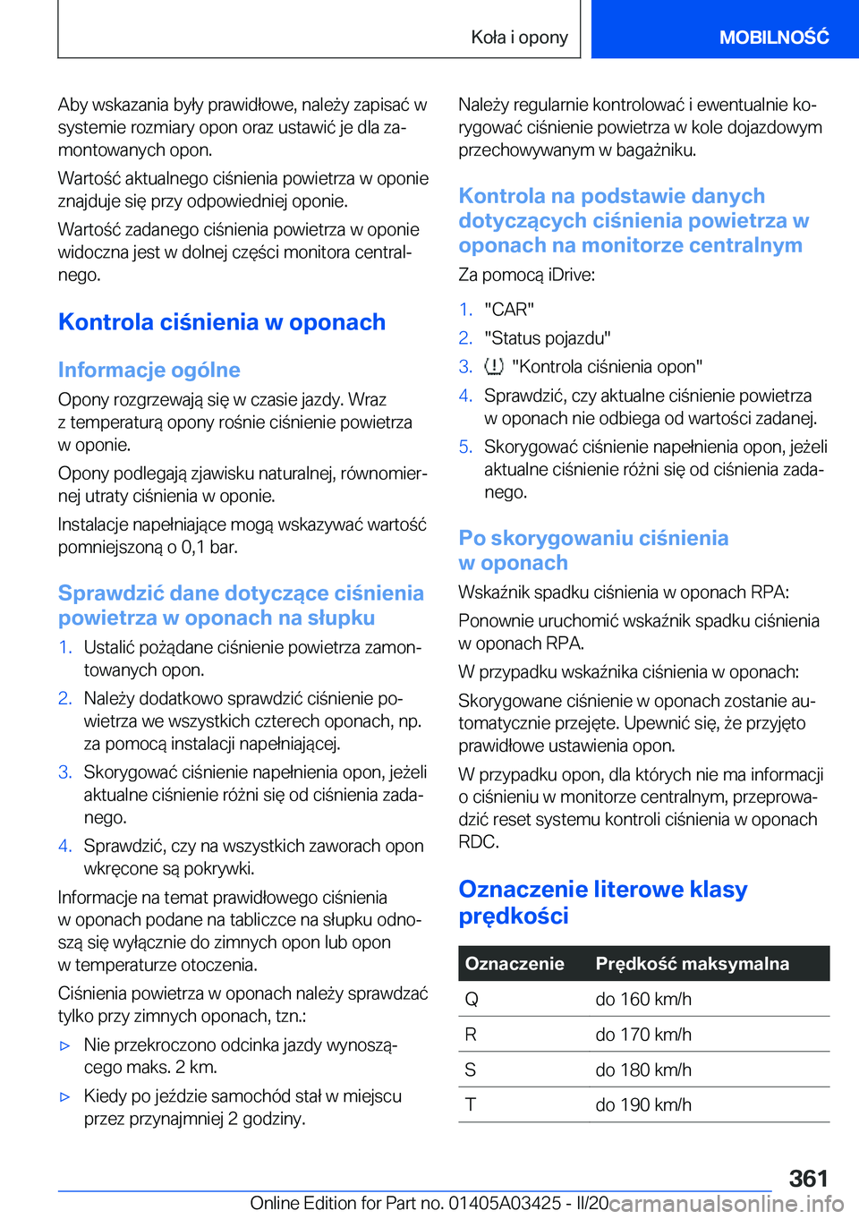 BMW X6 M 2020  Instrukcja obsługi (in Polish) �A�b�y��w�s�k�a�z�a�n�i�a��b�y�ł�y��p�r�a�w�i�d�ł�o�w�e�,��n�a�l�e9�y��z�a�p�i�s�a�