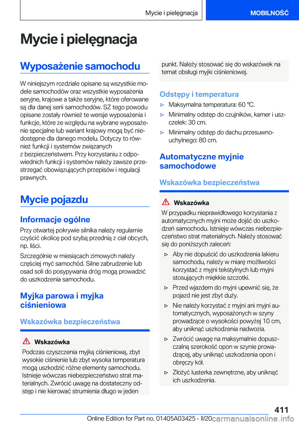 BMW X6 M 2020  Instrukcja obsługi (in Polish) �M�y�c�i�e��i��p�i�e�l�