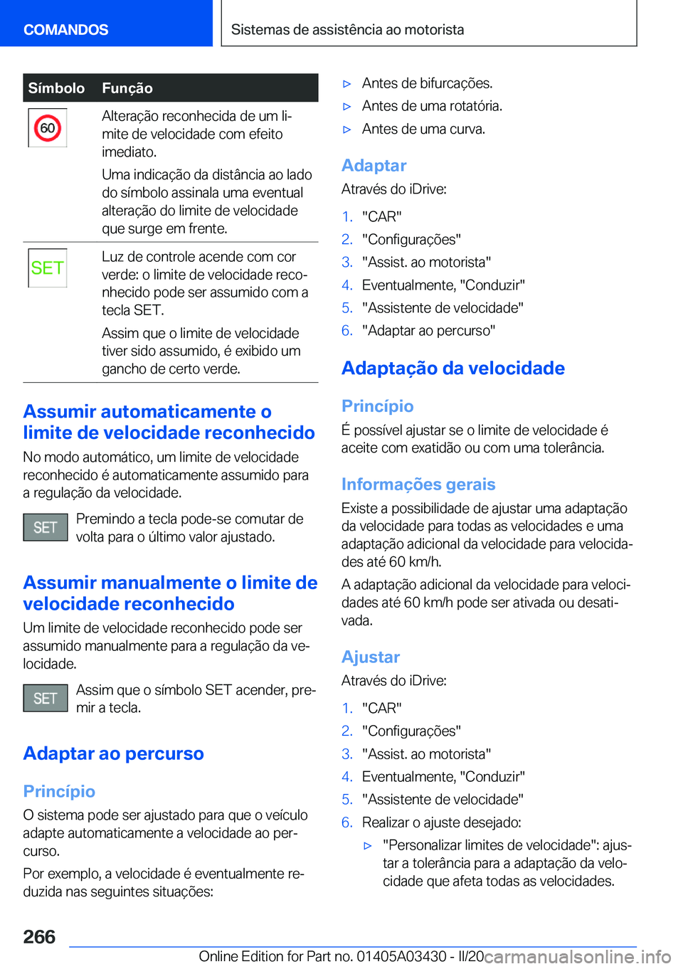BMW X6 M 2020  Manual do condutor (in Portuguese) �S�