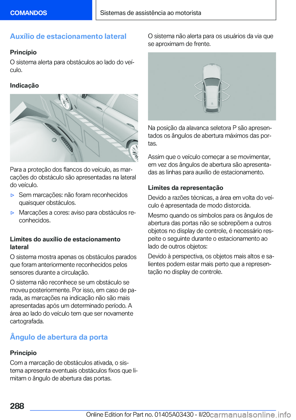 BMW X6 M 2020  Manual do condutor (in Portuguese) �A�u�x�