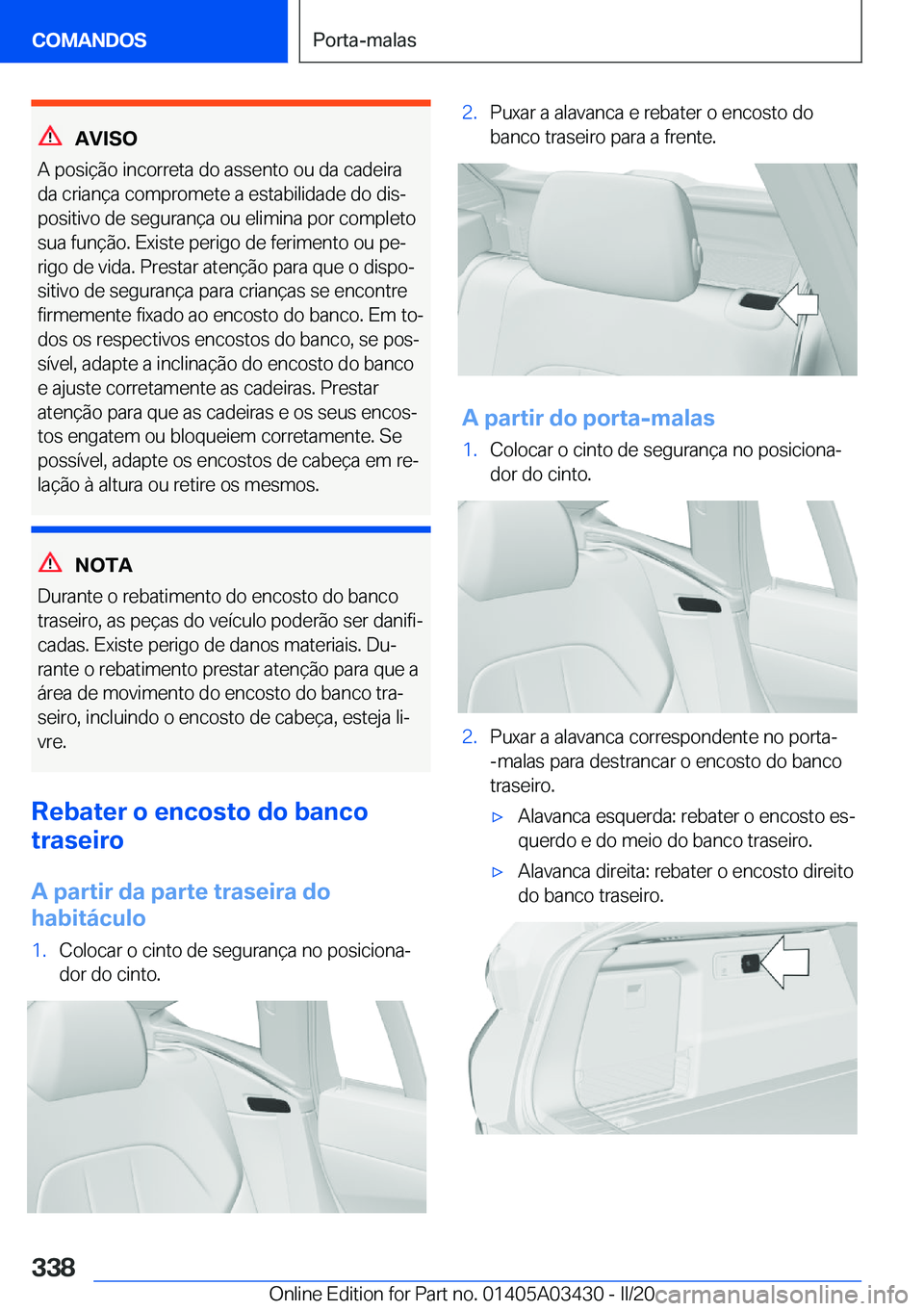 BMW X6 M 2020  Manual do condutor (in Portuguese) �A�V�I�S�O
�A��p�o�s�i�