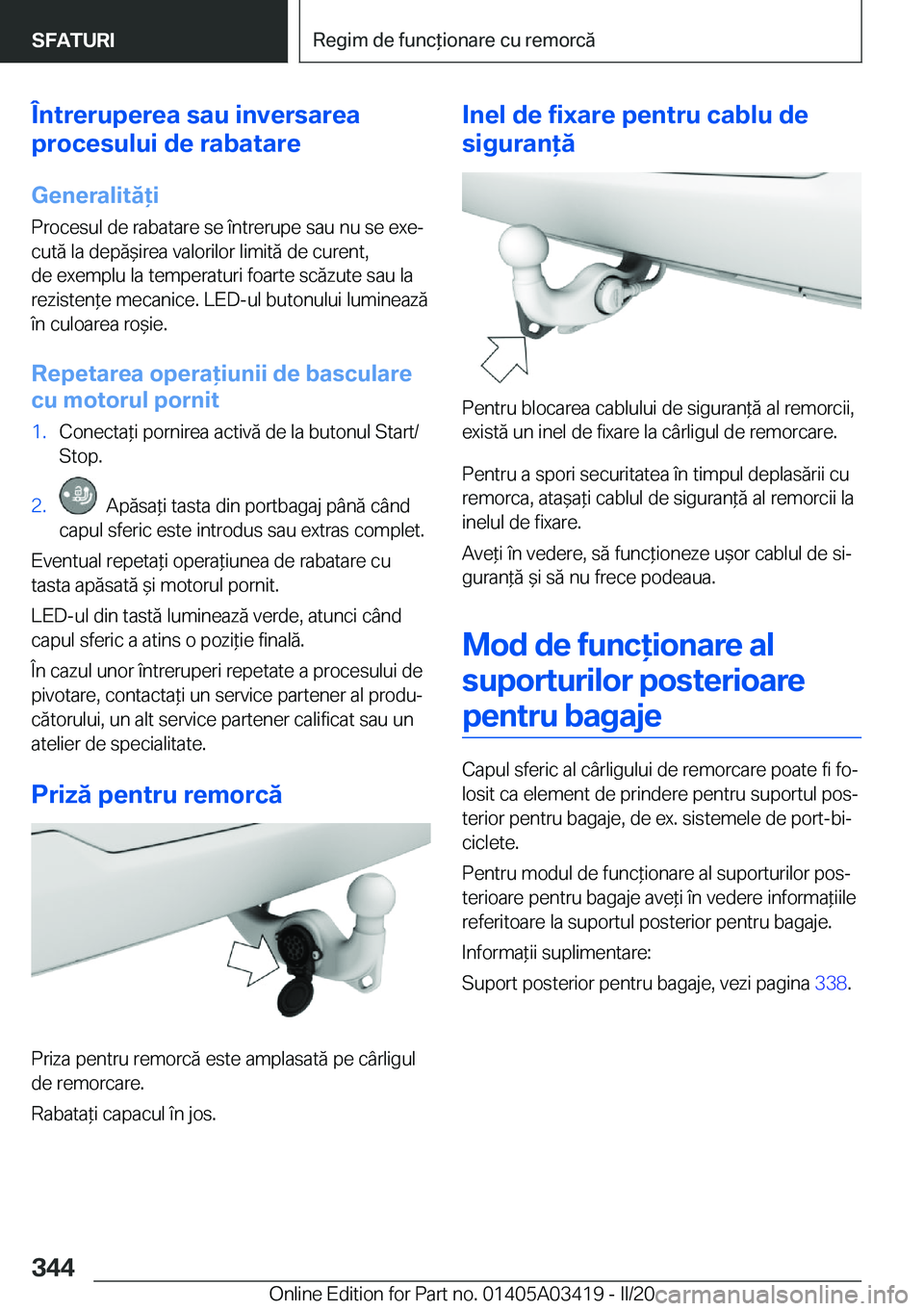 BMW X6 M 2020  Ghiduri De Utilizare (in Romanian) �