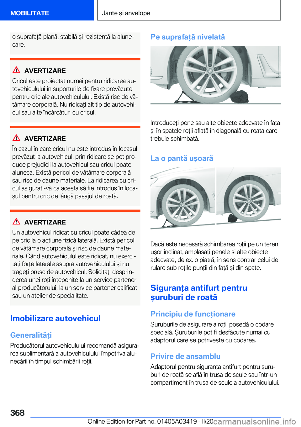 BMW X6 M 2020  Ghiduri De Utilizare (in Romanian) �o��s�u�p�r�a�f�a*�ă��p�l�a�n�ă�,��s�t�a�b�i�l�ă�&�i��r�e�z�i�s�t�e�n�t�ă��l�a��a�l�u�n�ej�c�a�r�e�.
�A�V�E�R�T�I�Z�A�R�E
�C�r�i�c�u�l��e�s�t�e��p�r�o�i�e�c�t�a�t��n�u�m�a�i��p�e�n�t