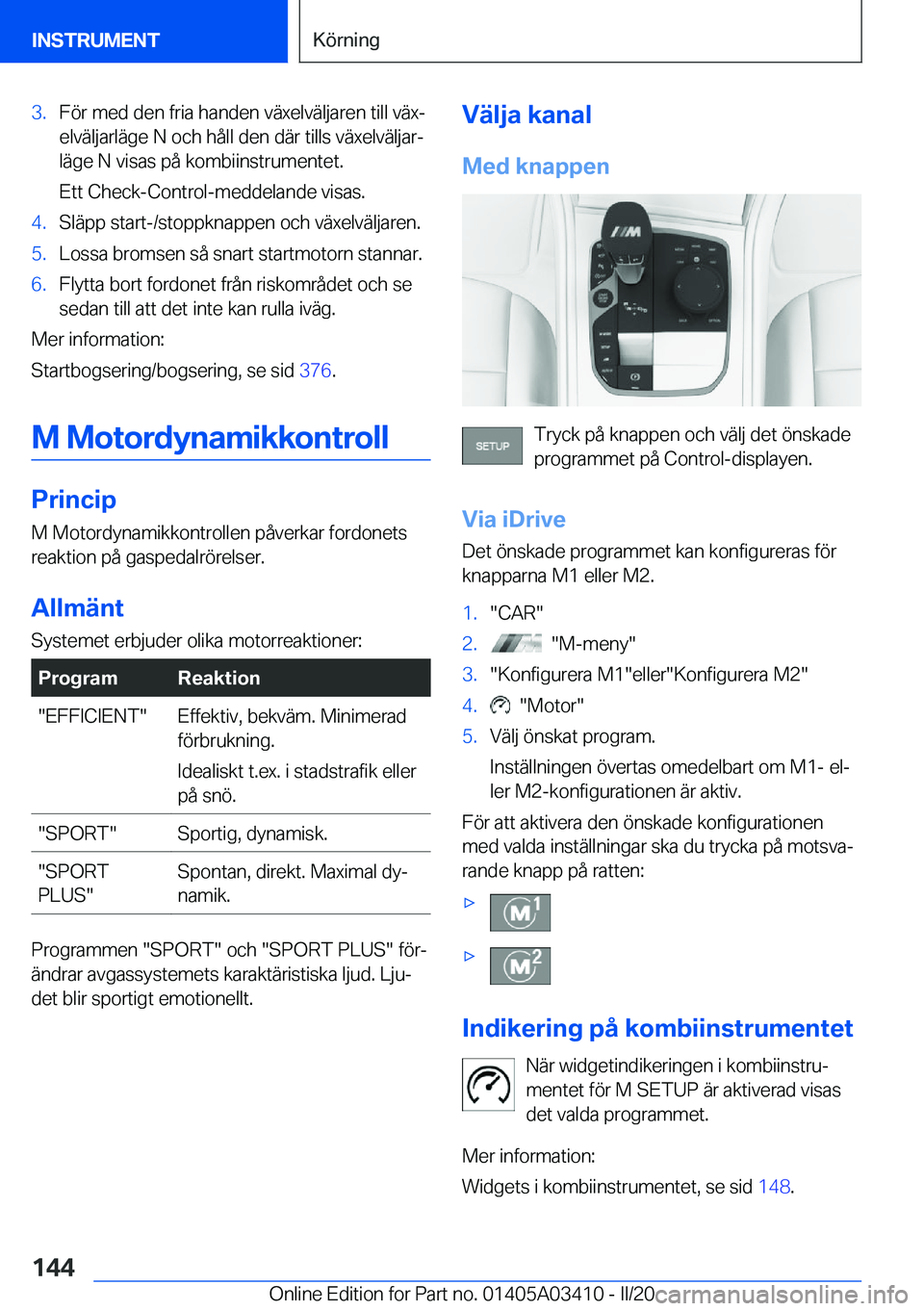 BMW X6 M 2020  InstruktionsbÖcker (in Swedish) �3�.�F�