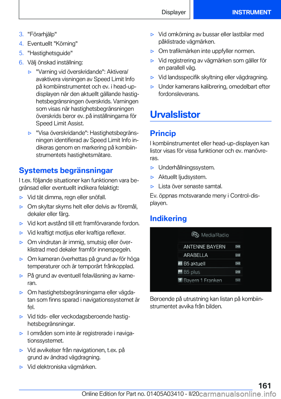 BMW X6 M 2020  InstruktionsbÖcker (in Swedish) �3�.��F�