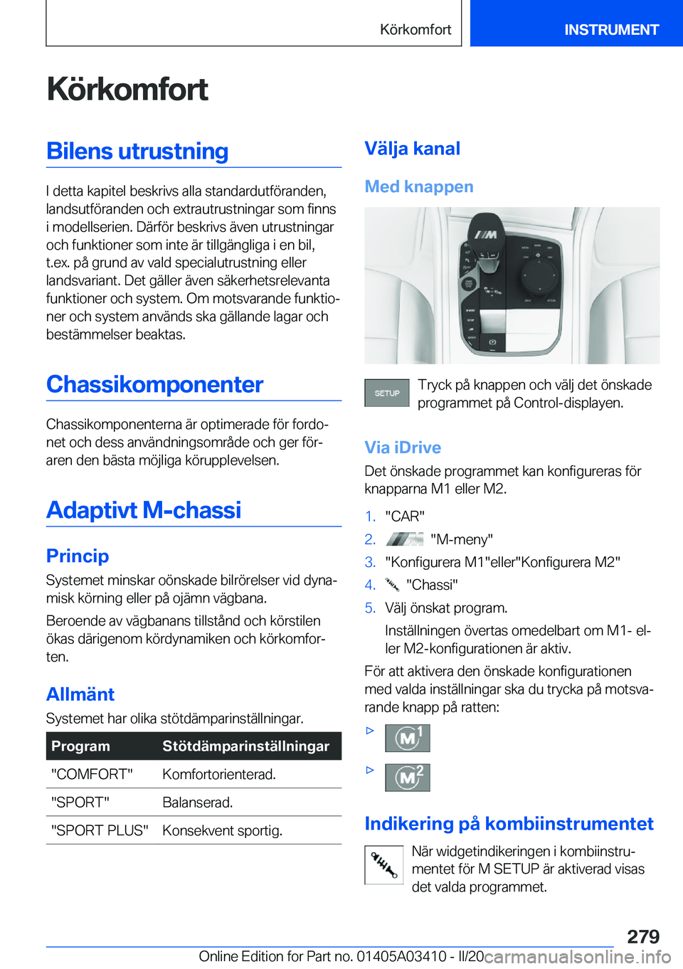 BMW X6 M 2020  InstruktionsbÖcker (in Swedish) �K�