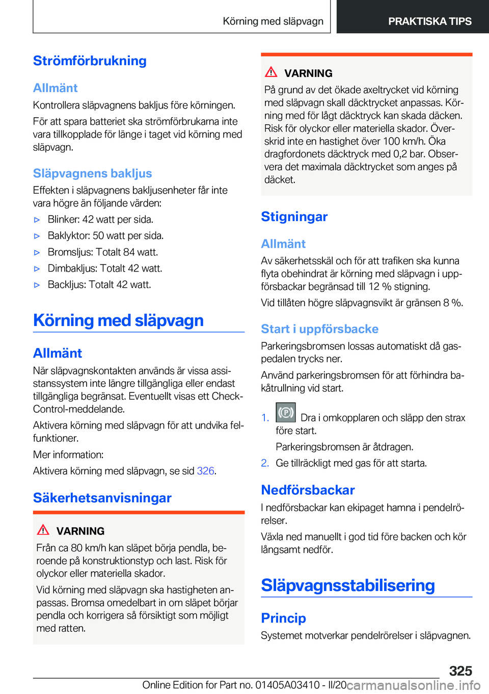 BMW X6 M 2020  InstruktionsbÖcker (in Swedish) �S�t�r�