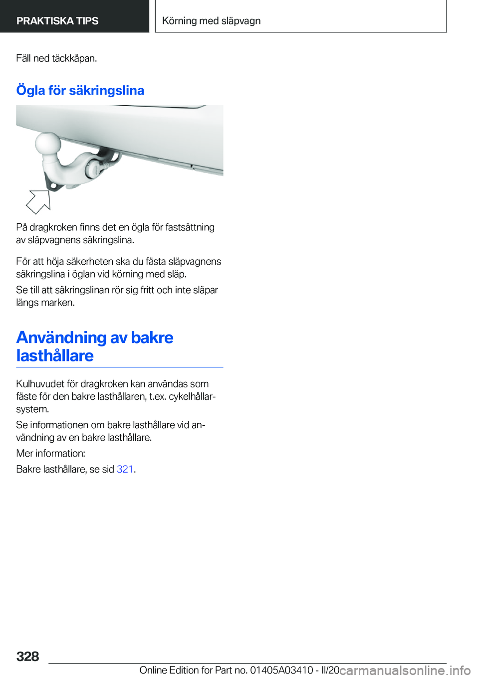 BMW X6 M 2020  InstruktionsbÖcker (in Swedish) �F�ä�l�l��n�e�d��t�ä�c�k�k�å�p�a�n�.�